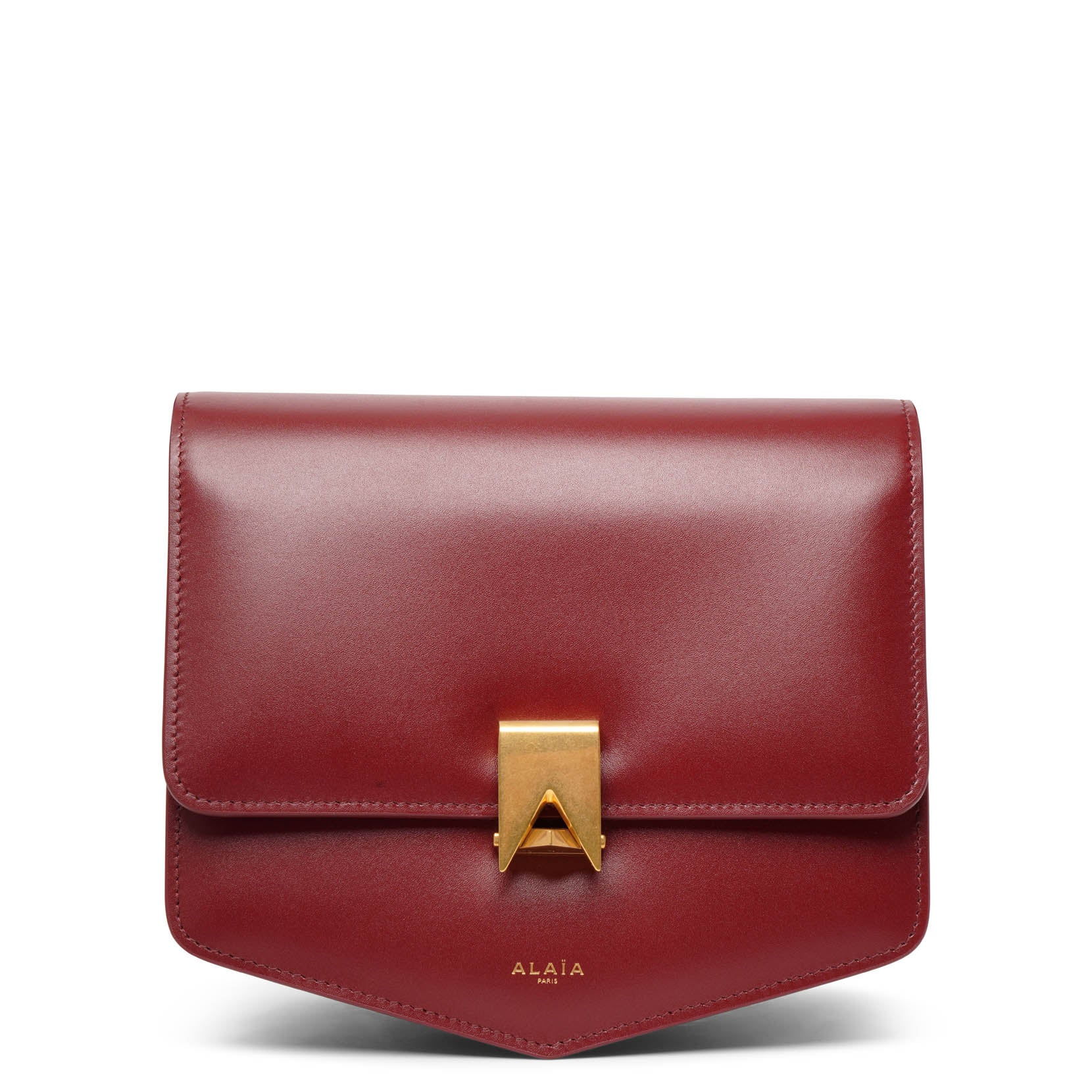 Le Papa medium dark red leather bag - Image 3