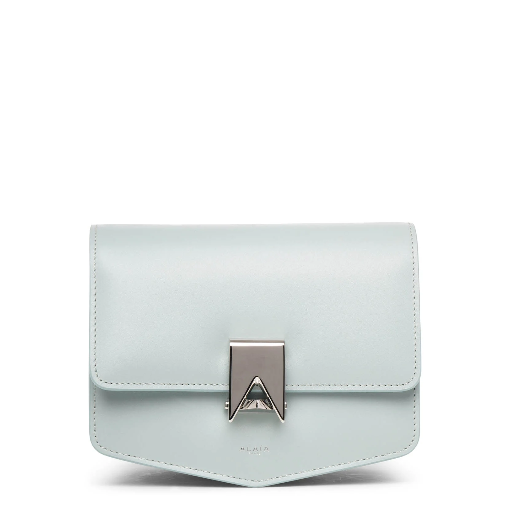 Le Papa small mint leather bag