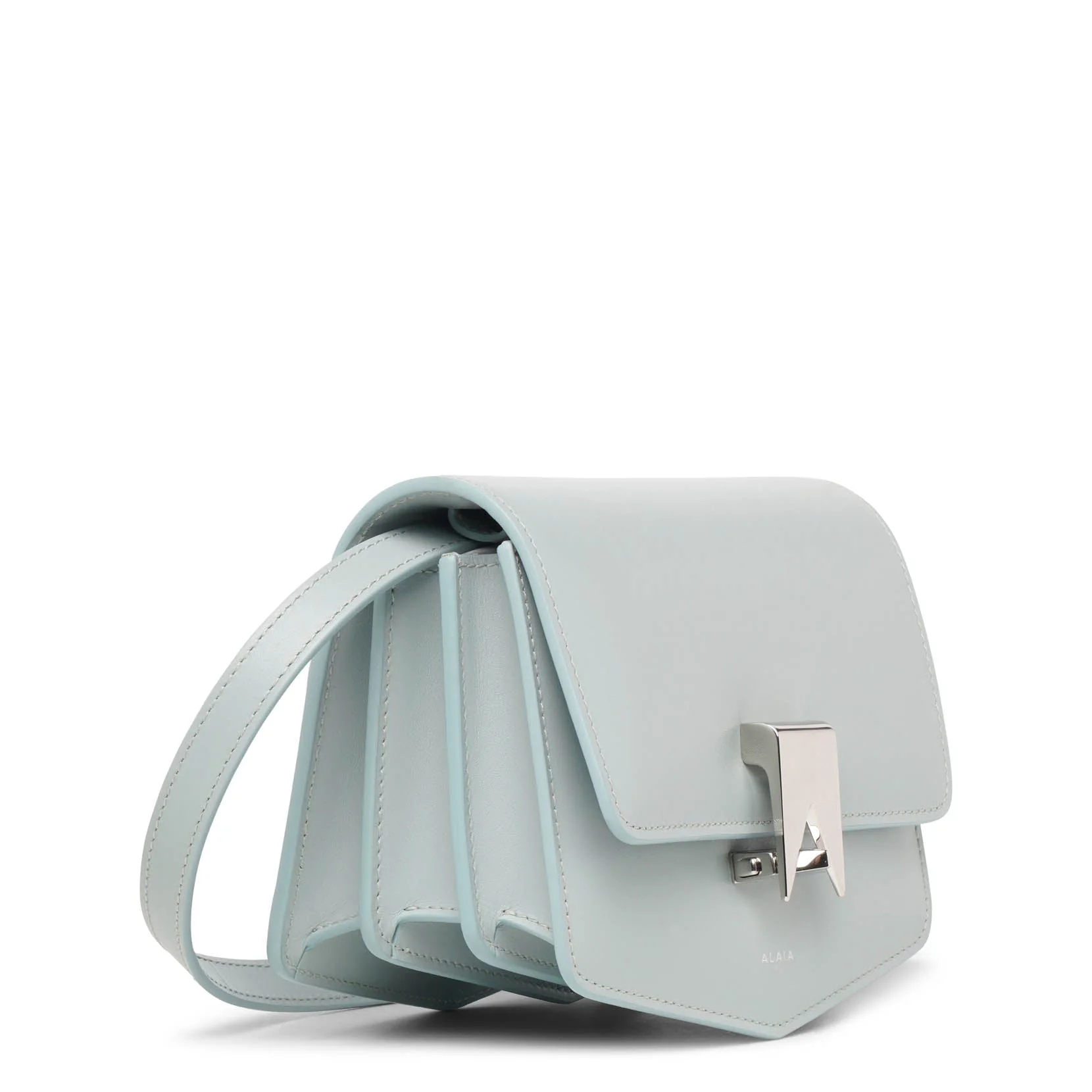 Le Papa small mint leather bag - Image 3