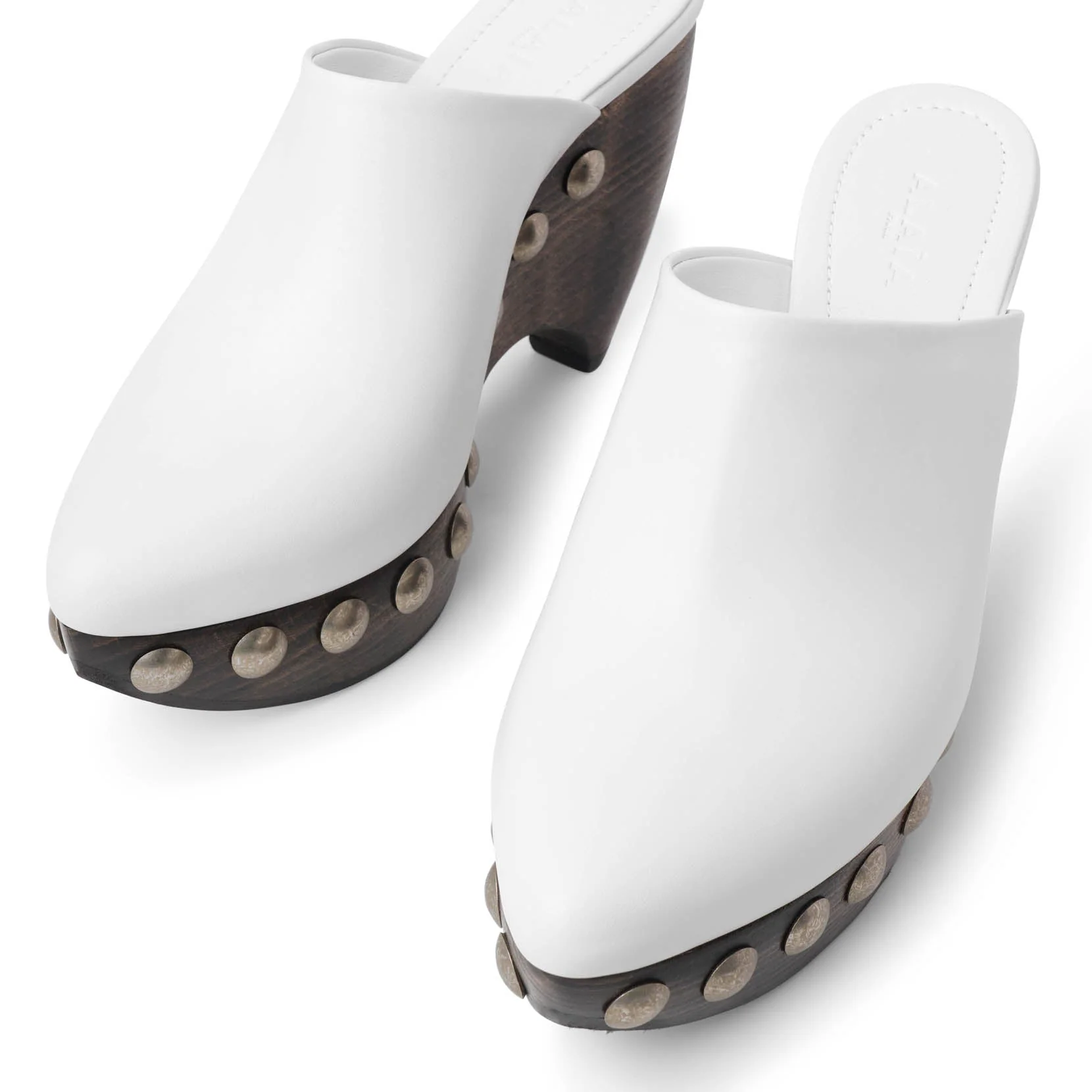Le Sabot white leather clogs - Image 5
