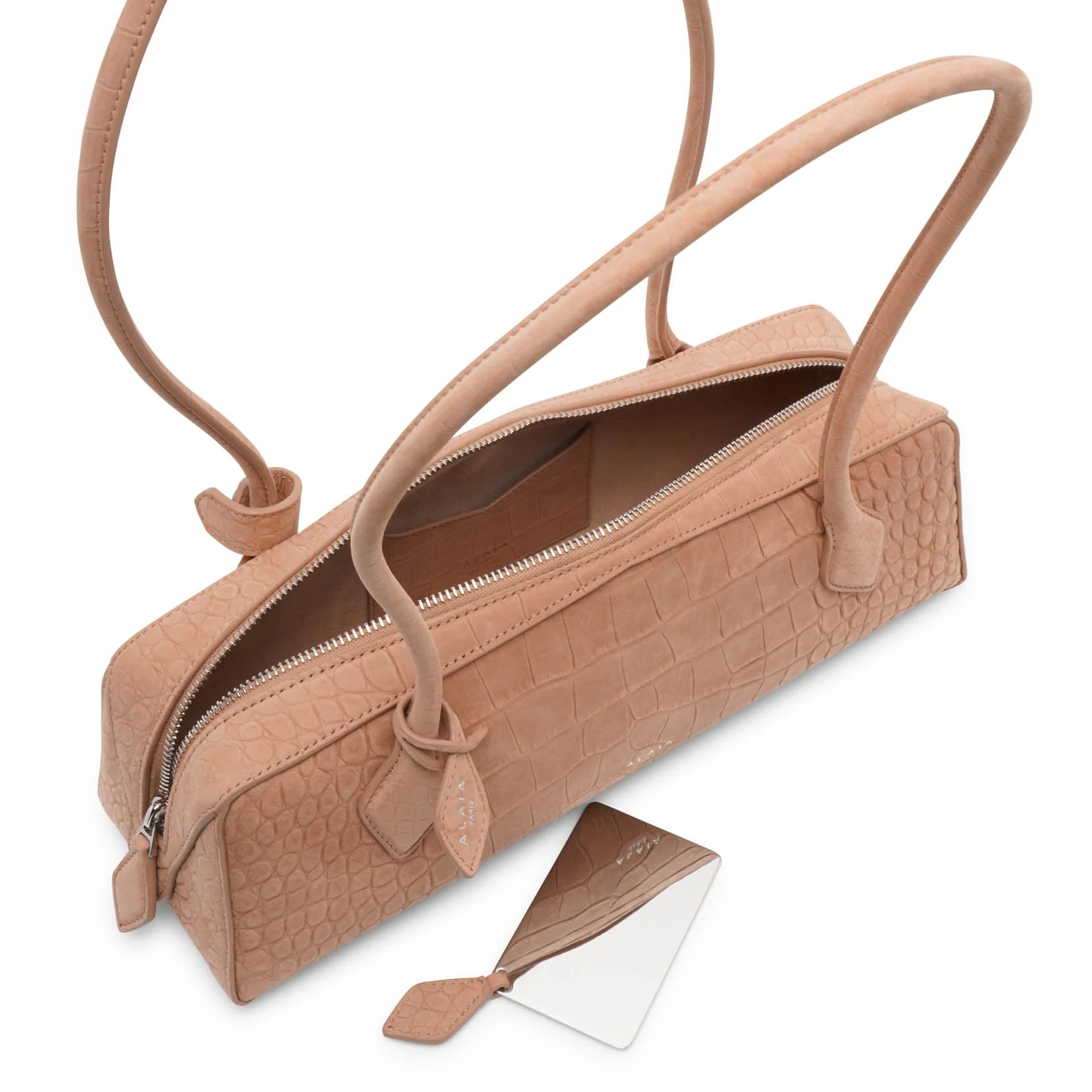 Le Teckel beige leather bag - Image 5