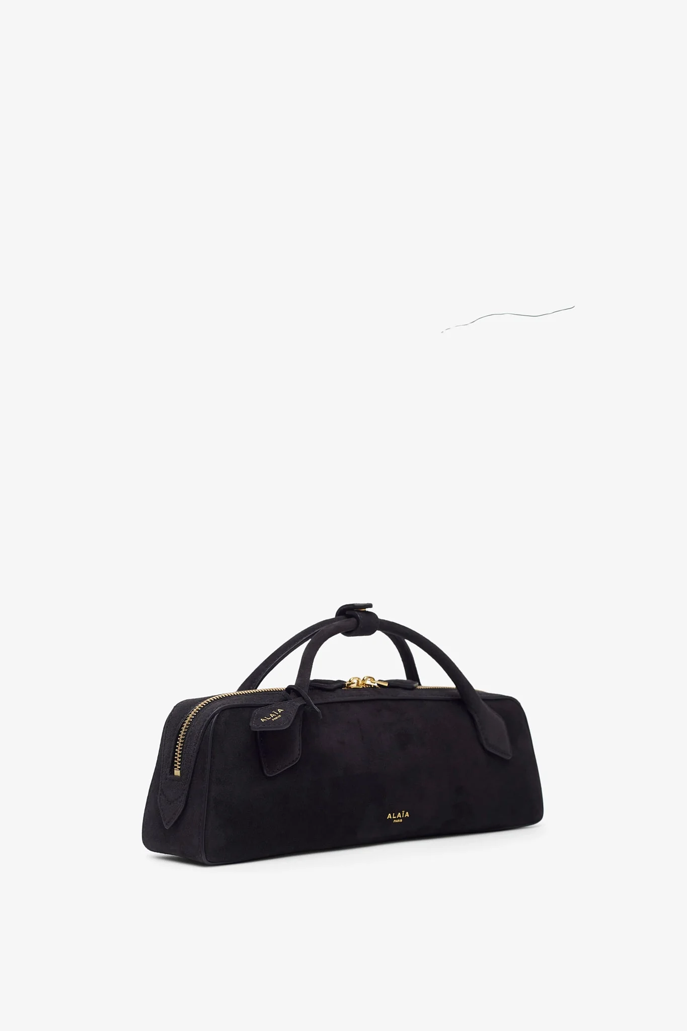 Le Teckel black suede clutch - Image 3