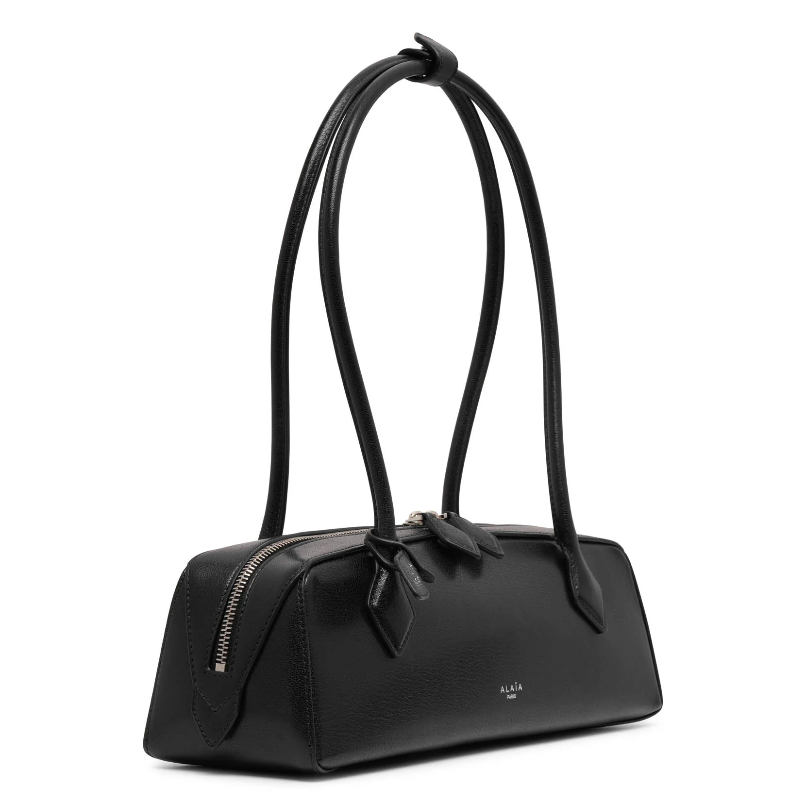 Le Teckel Medium black leather bag - Image 3