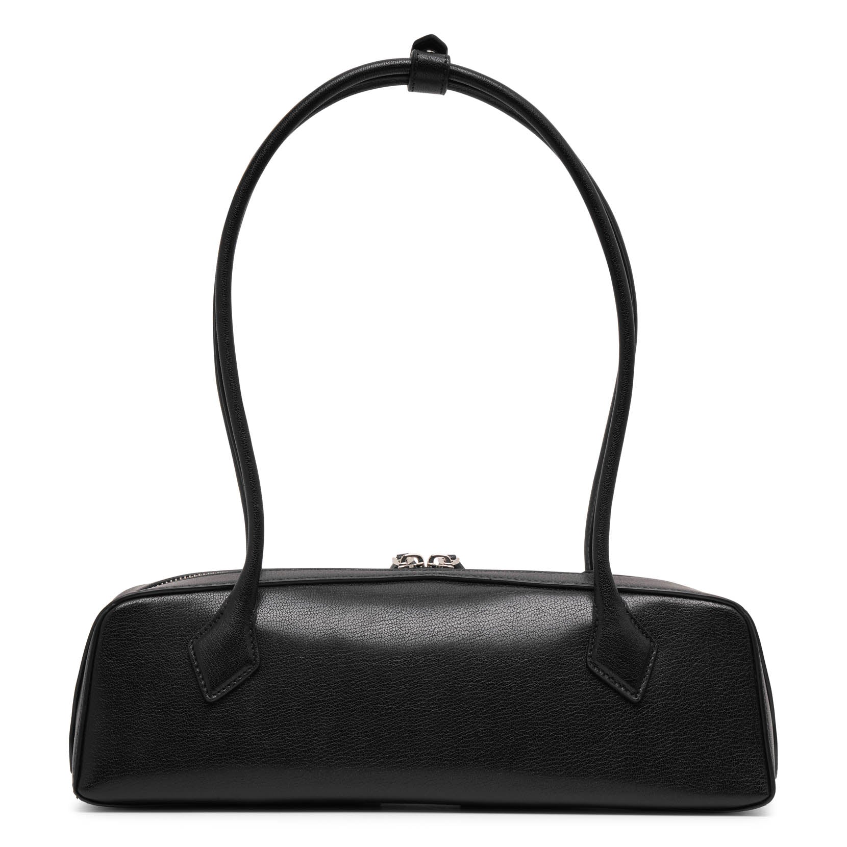 Le Teckel Medium black leather bag - Image 4
