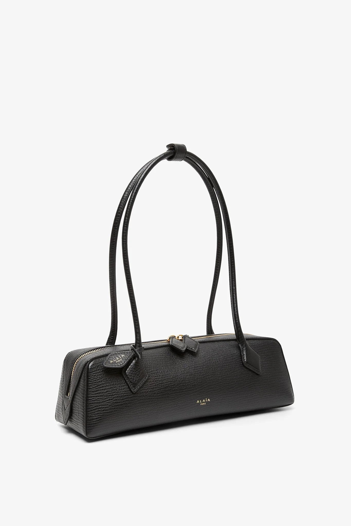 Le Teckel medium black leather bag - Image 3