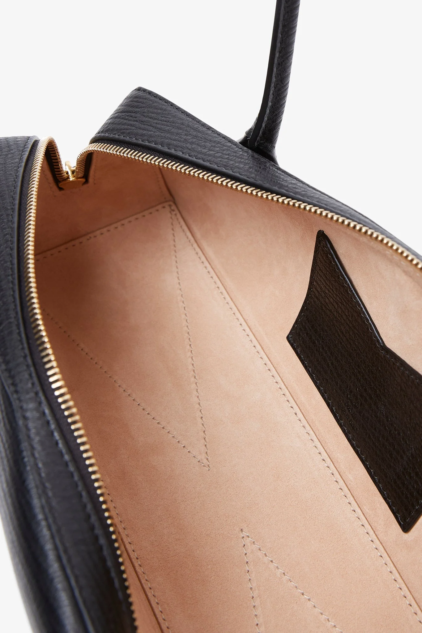 Le Teckel medium black leather bag - Image 5