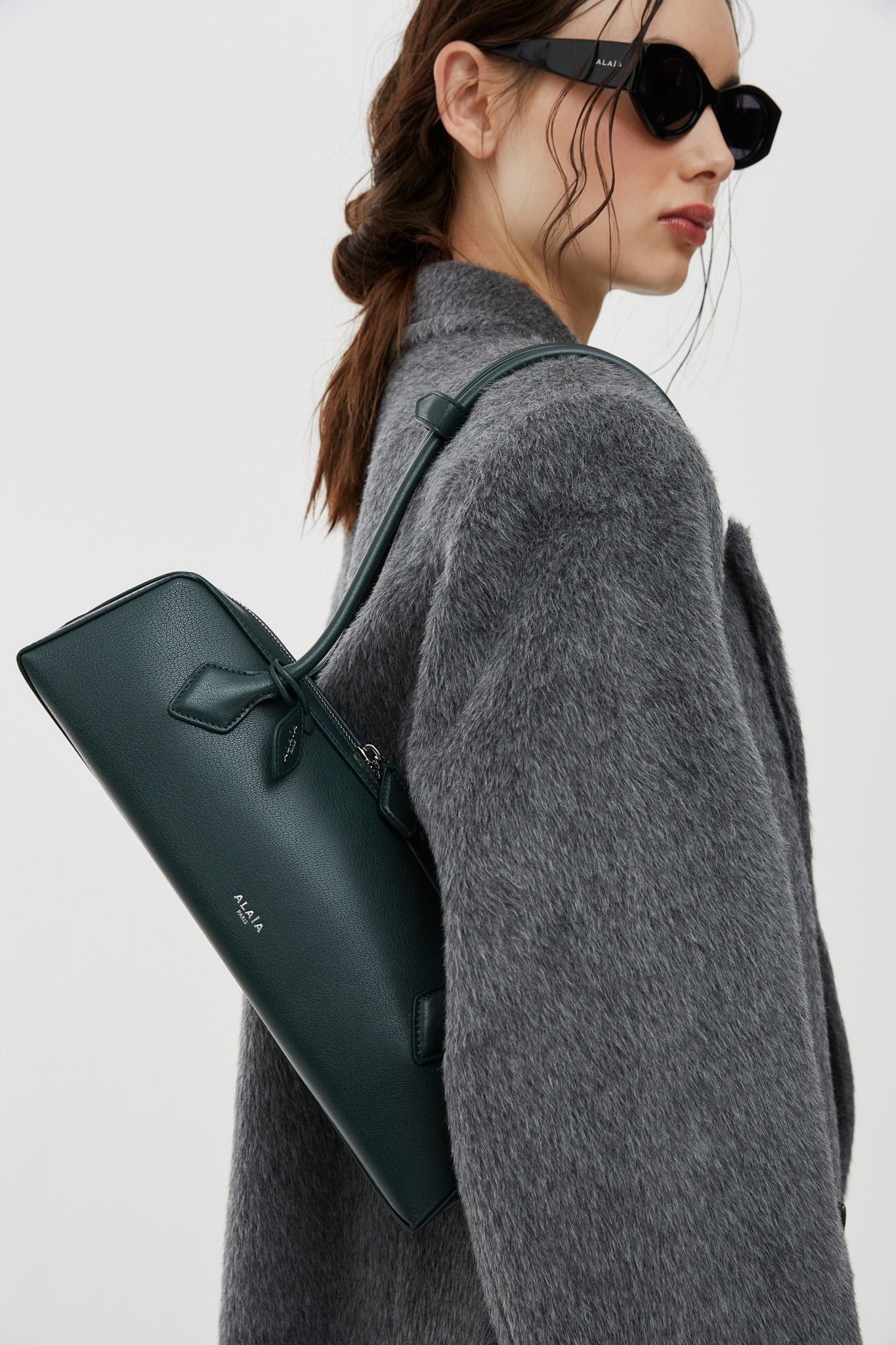 Le Teckel medium dark green bag - Image 2