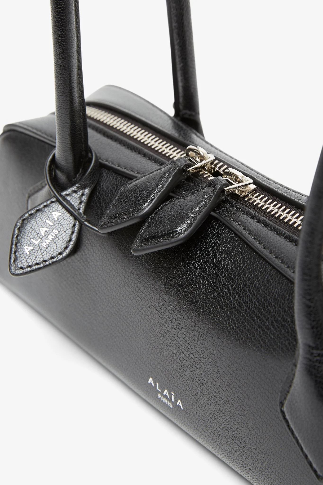 Le Teckel Small black leather bag - Image 5