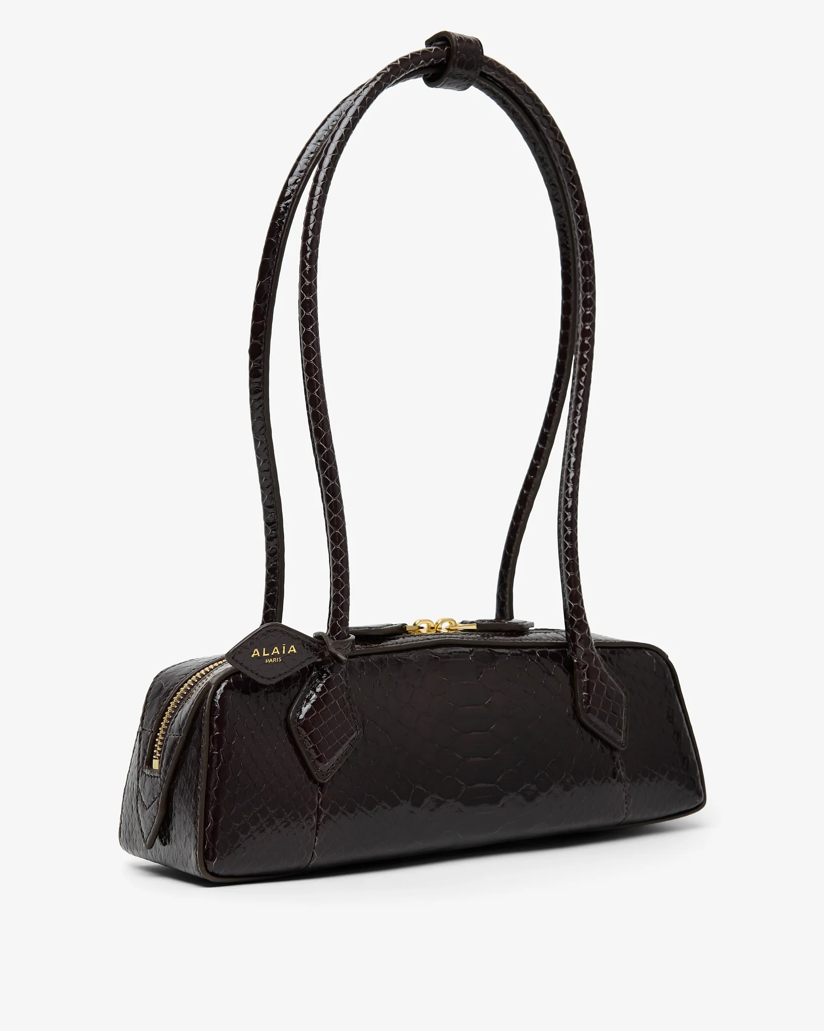 Le Teckel Small brown leather bag - Image 2