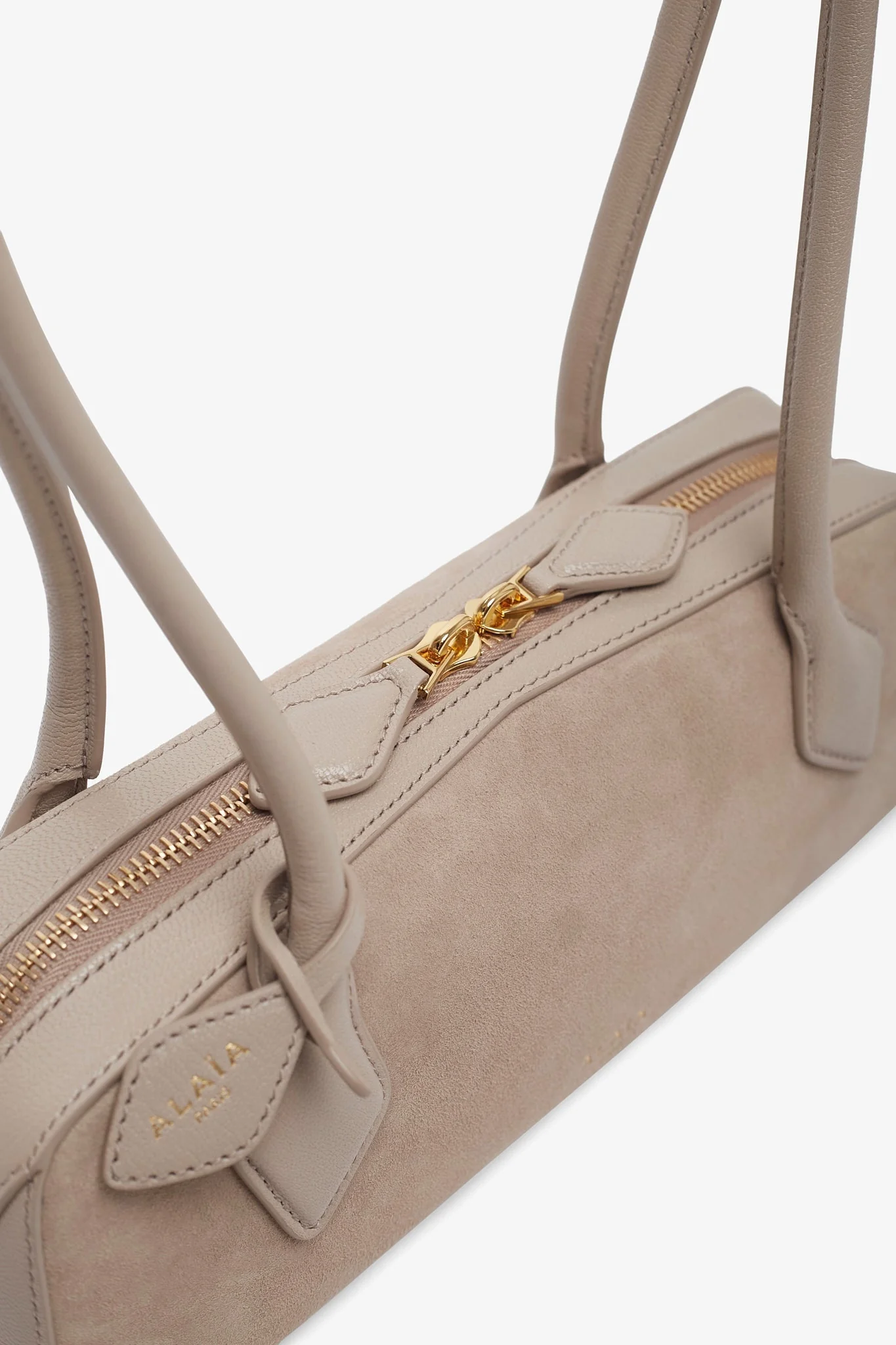 Le Teckel small greige bag - Image 4