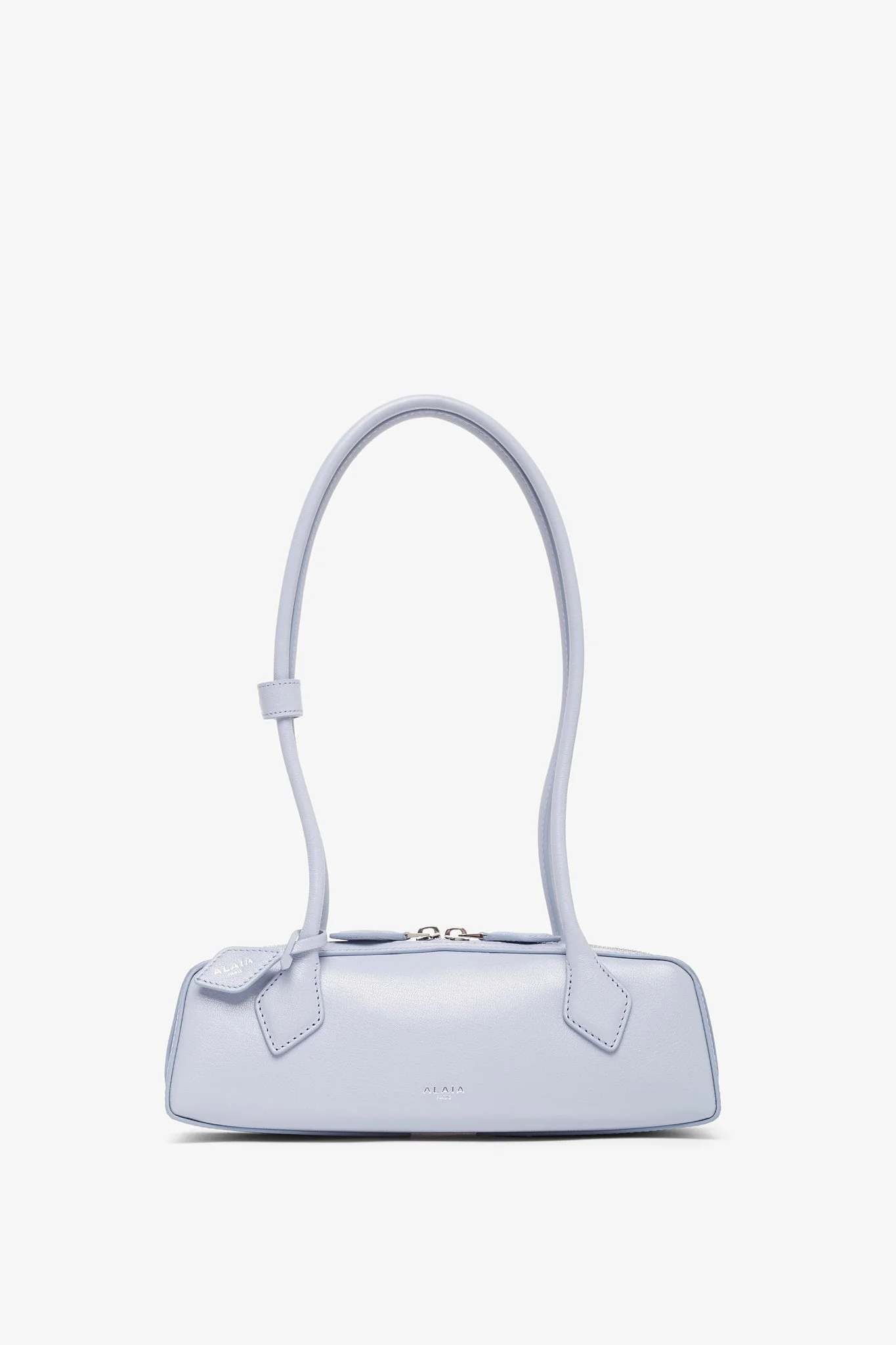 Le Teckel small light blue leather bag