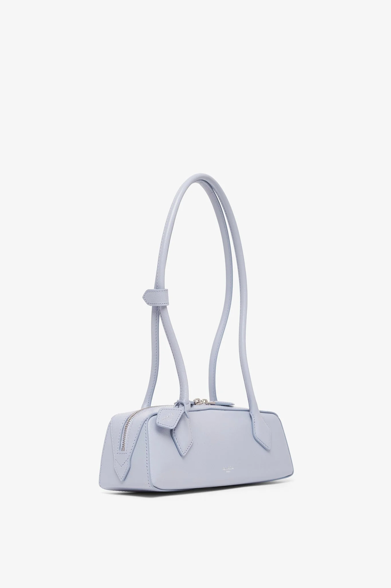 Le Teckel small light blue leather bag - Image 2