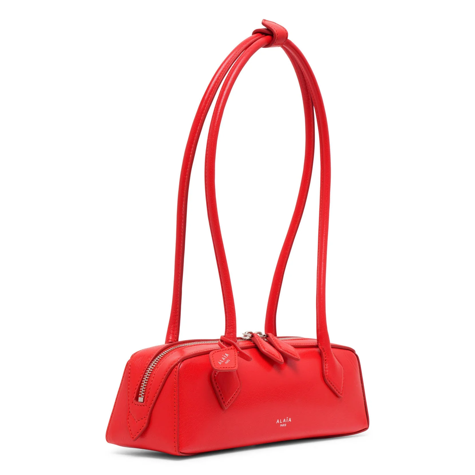 Le Teckel small red leather bag - Image 3