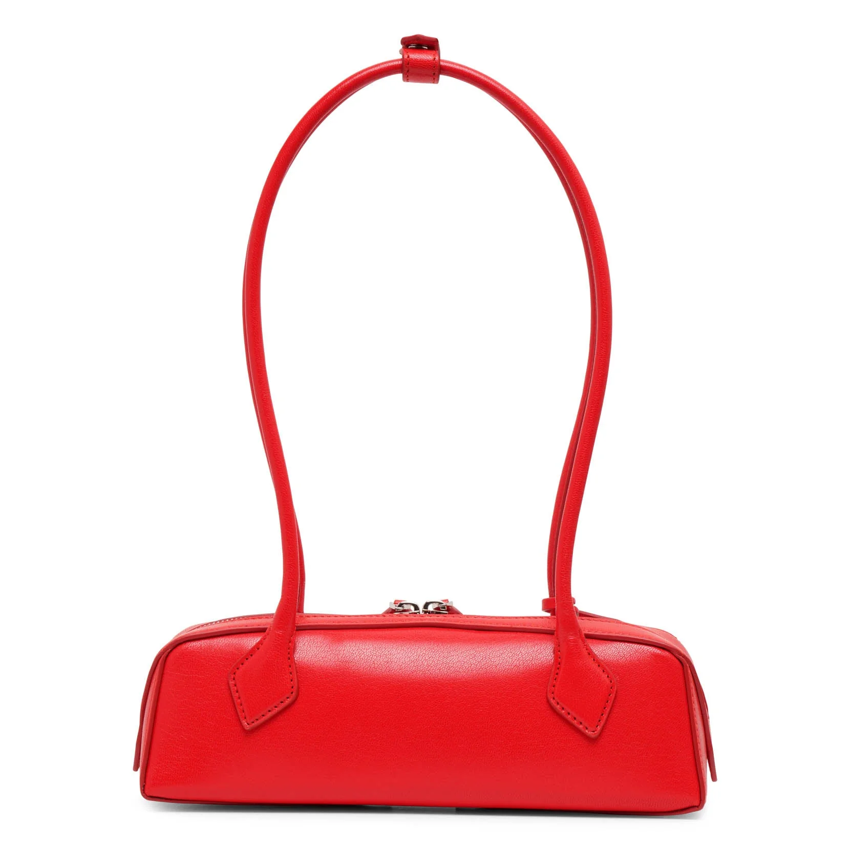 Le Teckel small red leather bag - Image 4