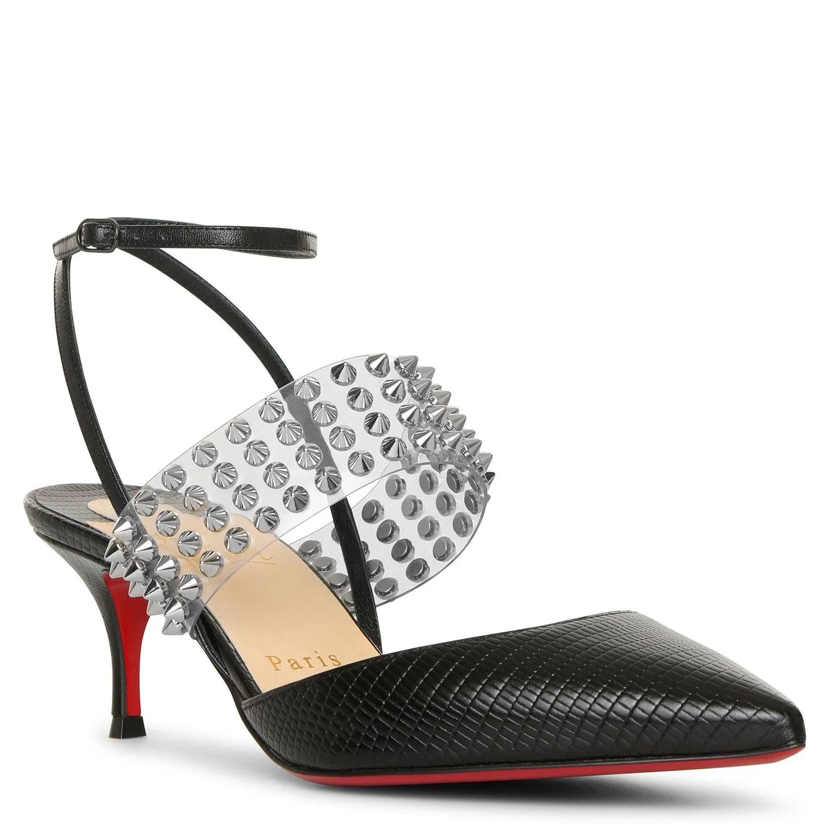 Levita 55 embossed black pumps - Image 2
