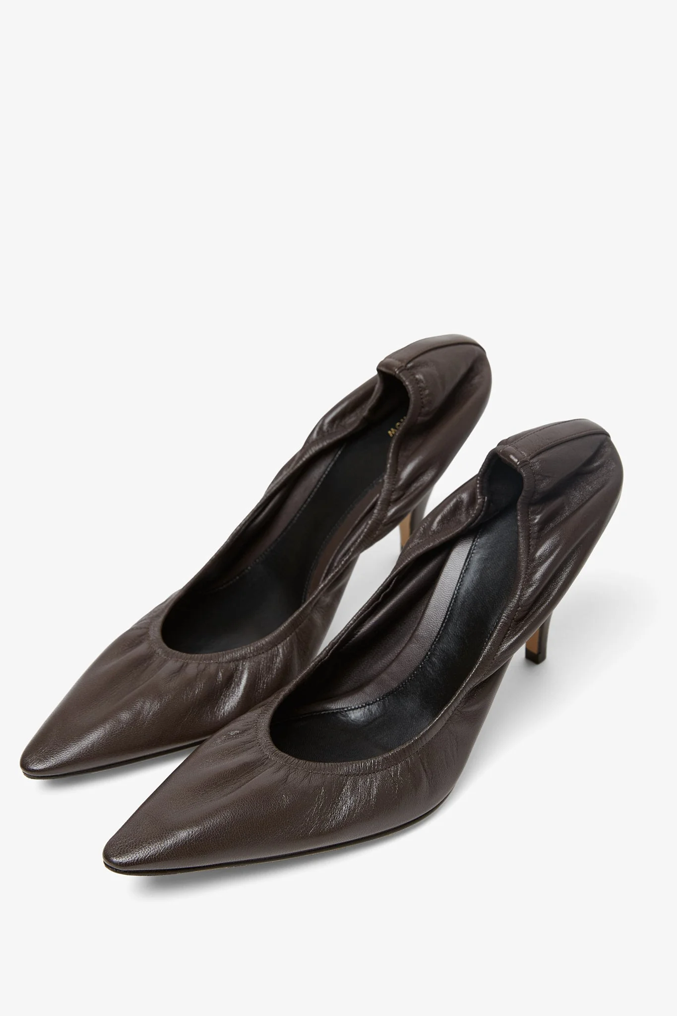 Liisa brown leather pumps - Image 4