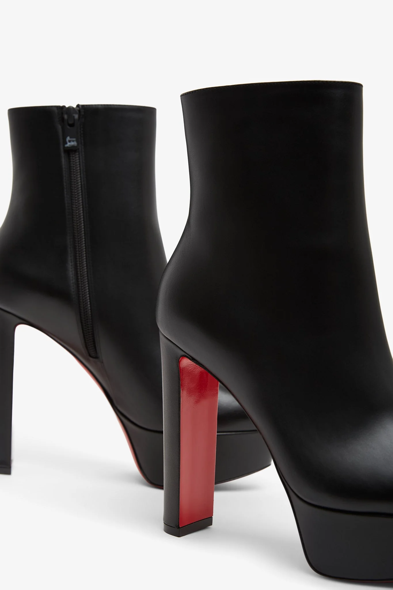 Loo 130 black leather platform boots - Image 5