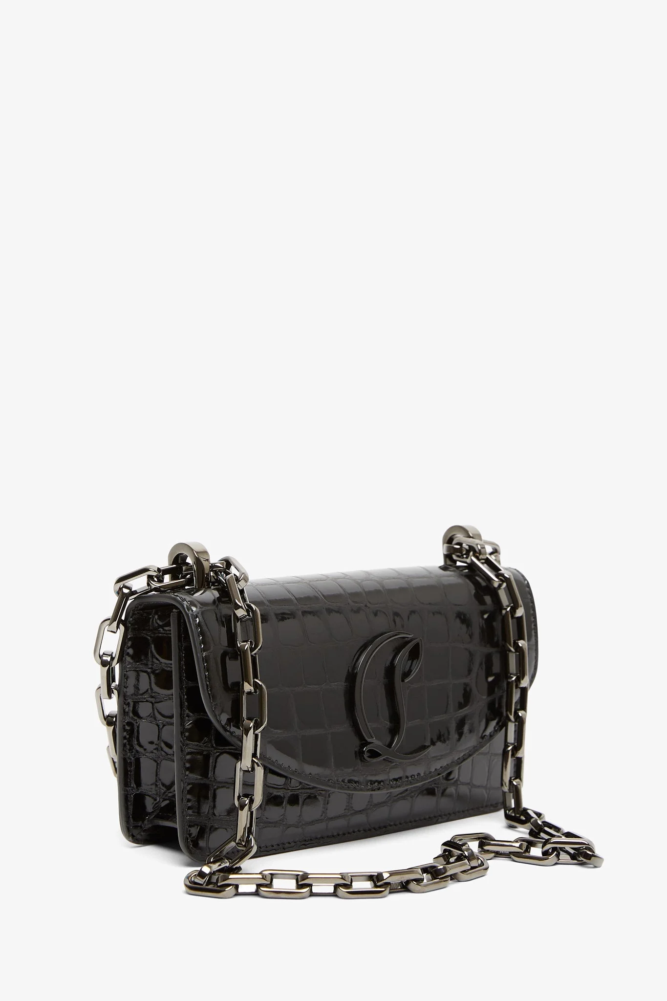Loubi 54 black calf ali crossbody bag - Image 4