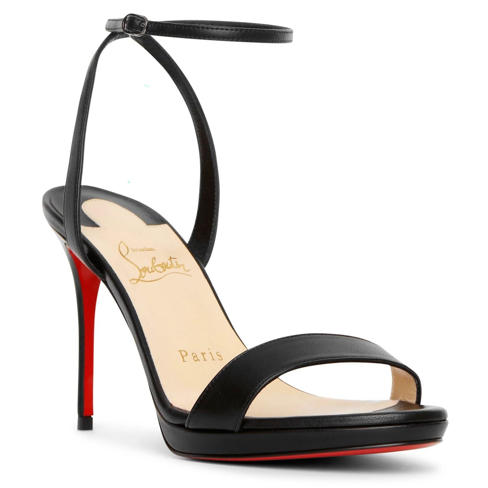Loubi Queen 100 black sandals - Image 3