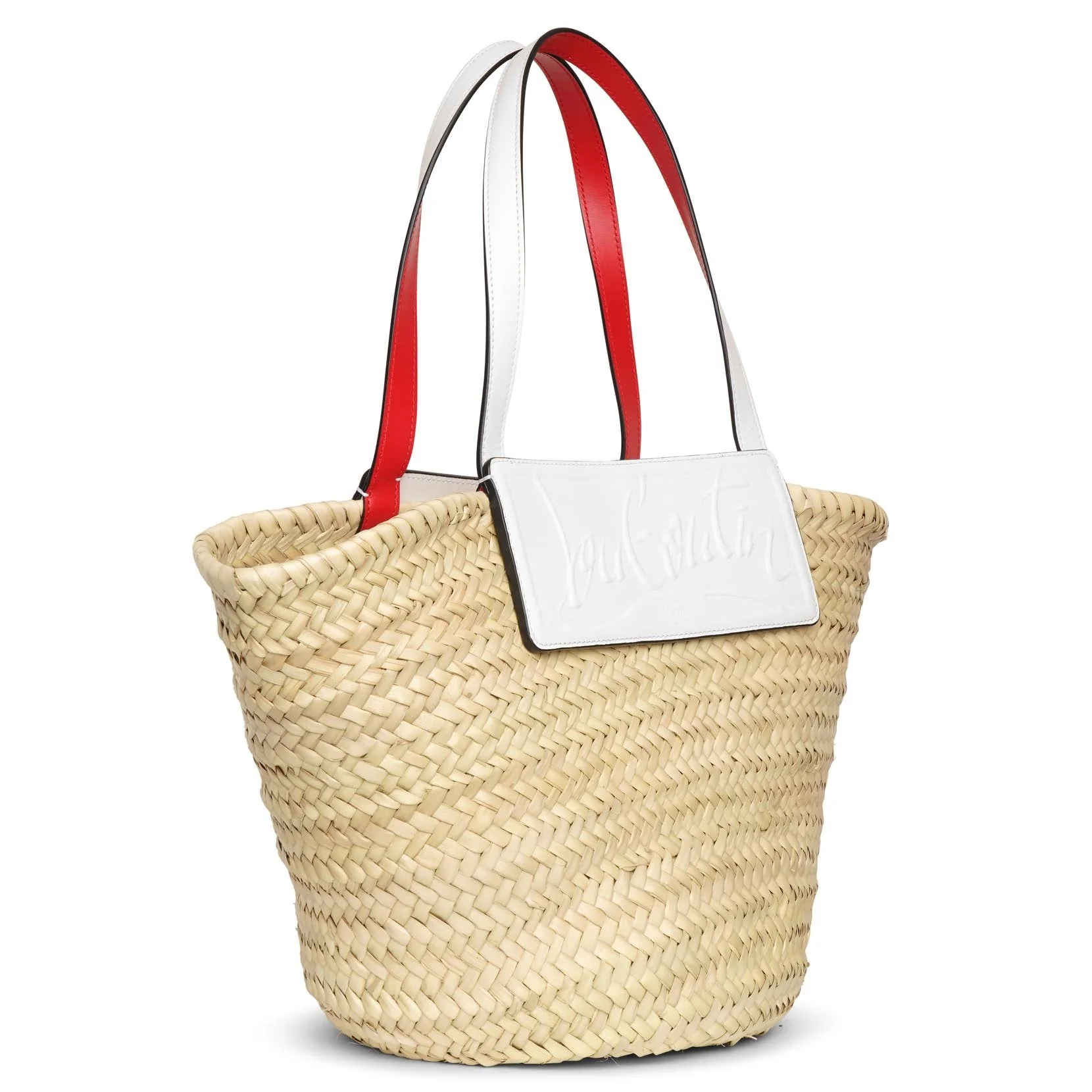 Loubi Shore white leather beach tote - Image 3