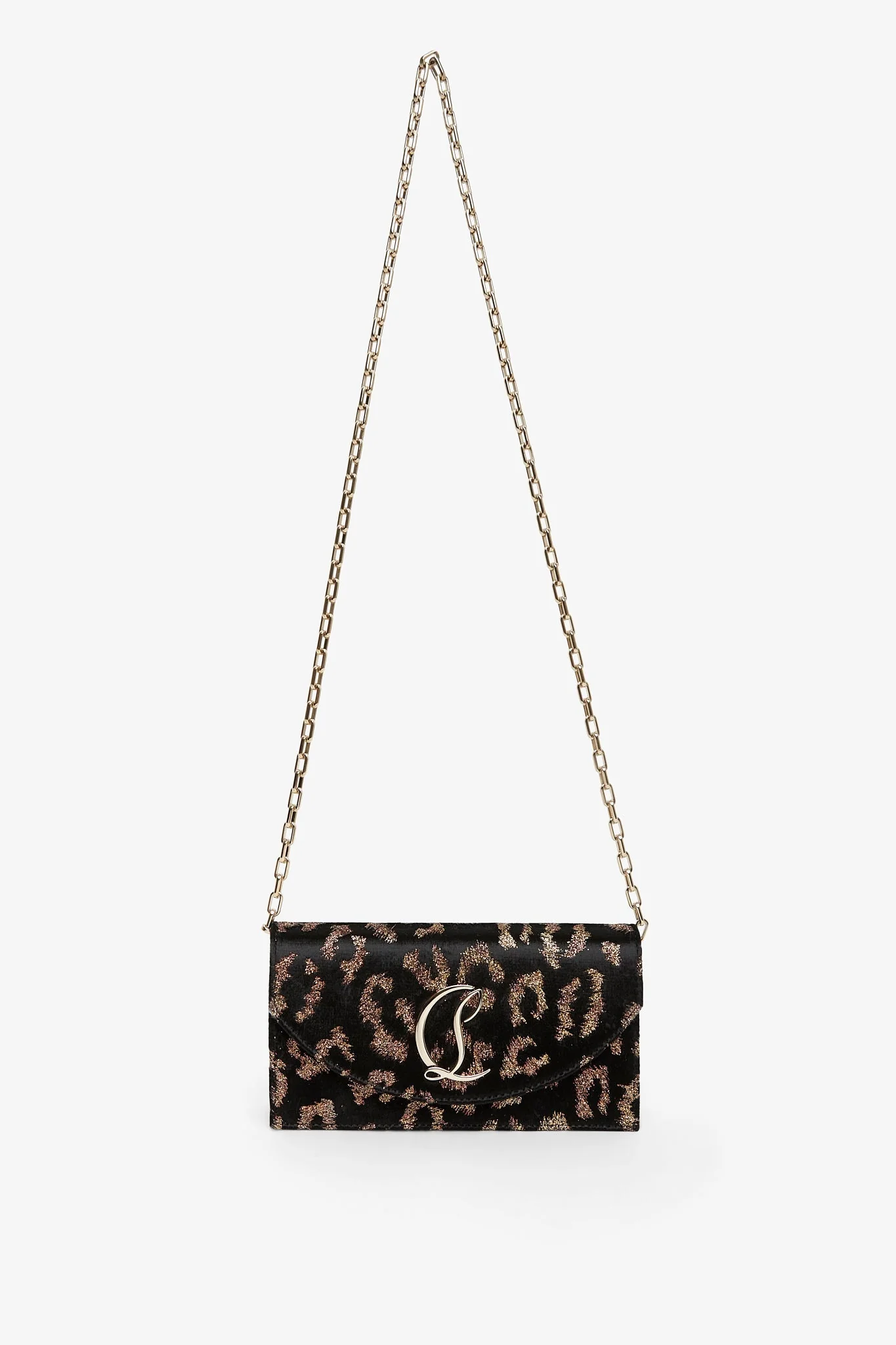 Loubi54 leopard velvet clutch - Image 4
