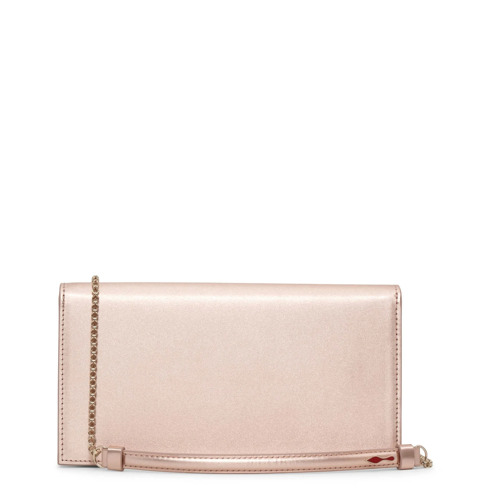 Loubi54 light pink satin clutch - Image 4