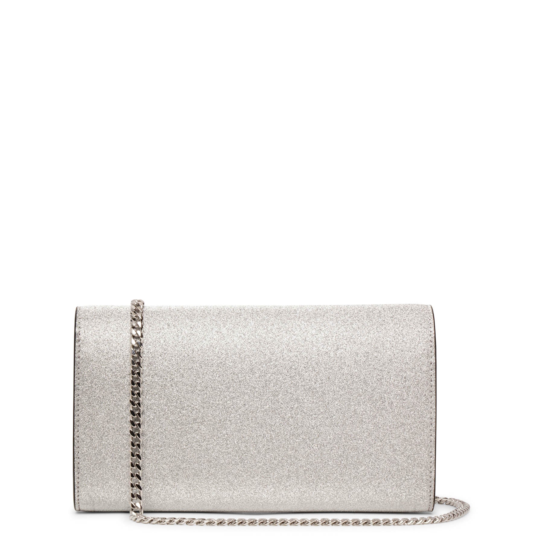 Loubi54 silver glitter wallet on chain - Image 4