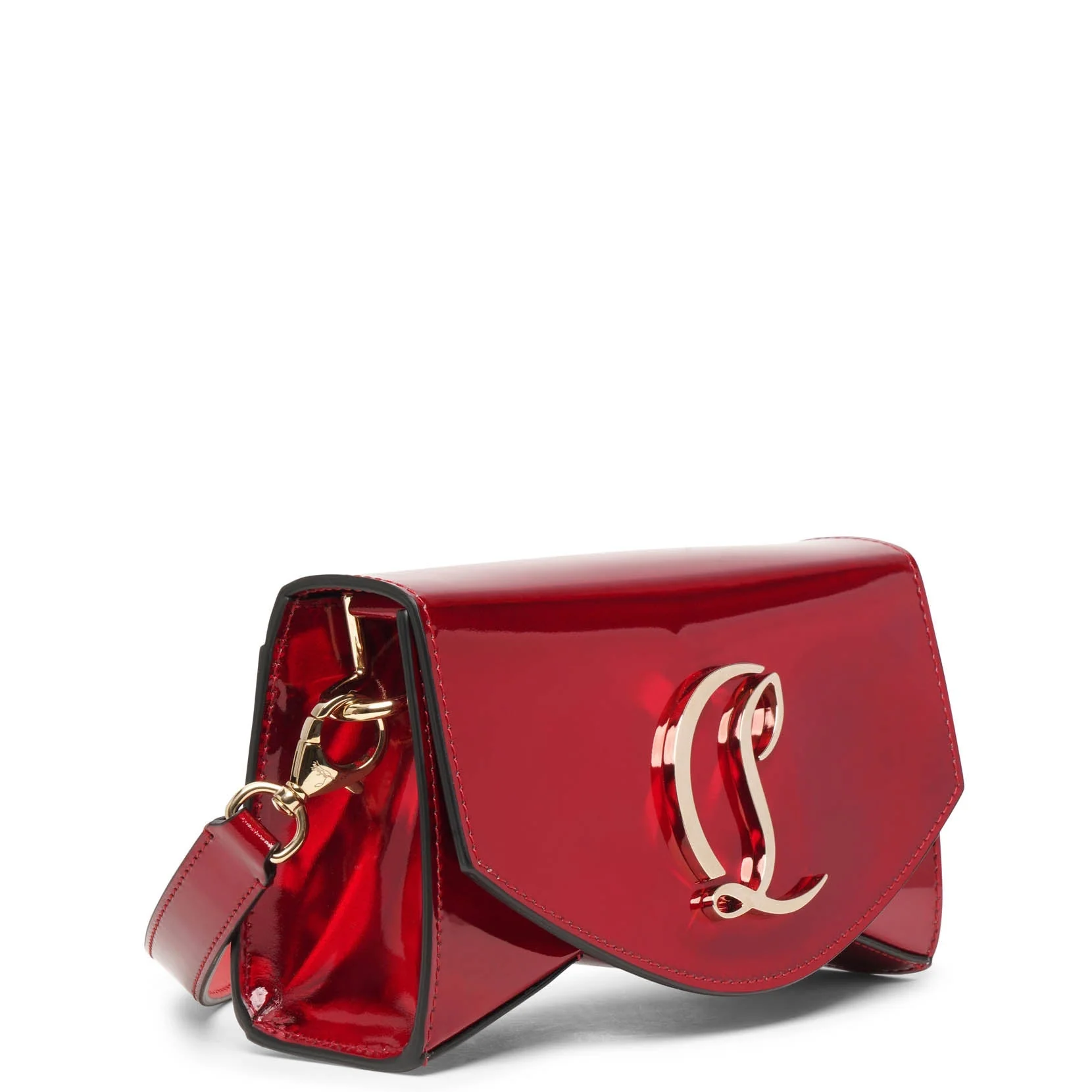 Loubi54 small red patent crossbody bag - Image 3