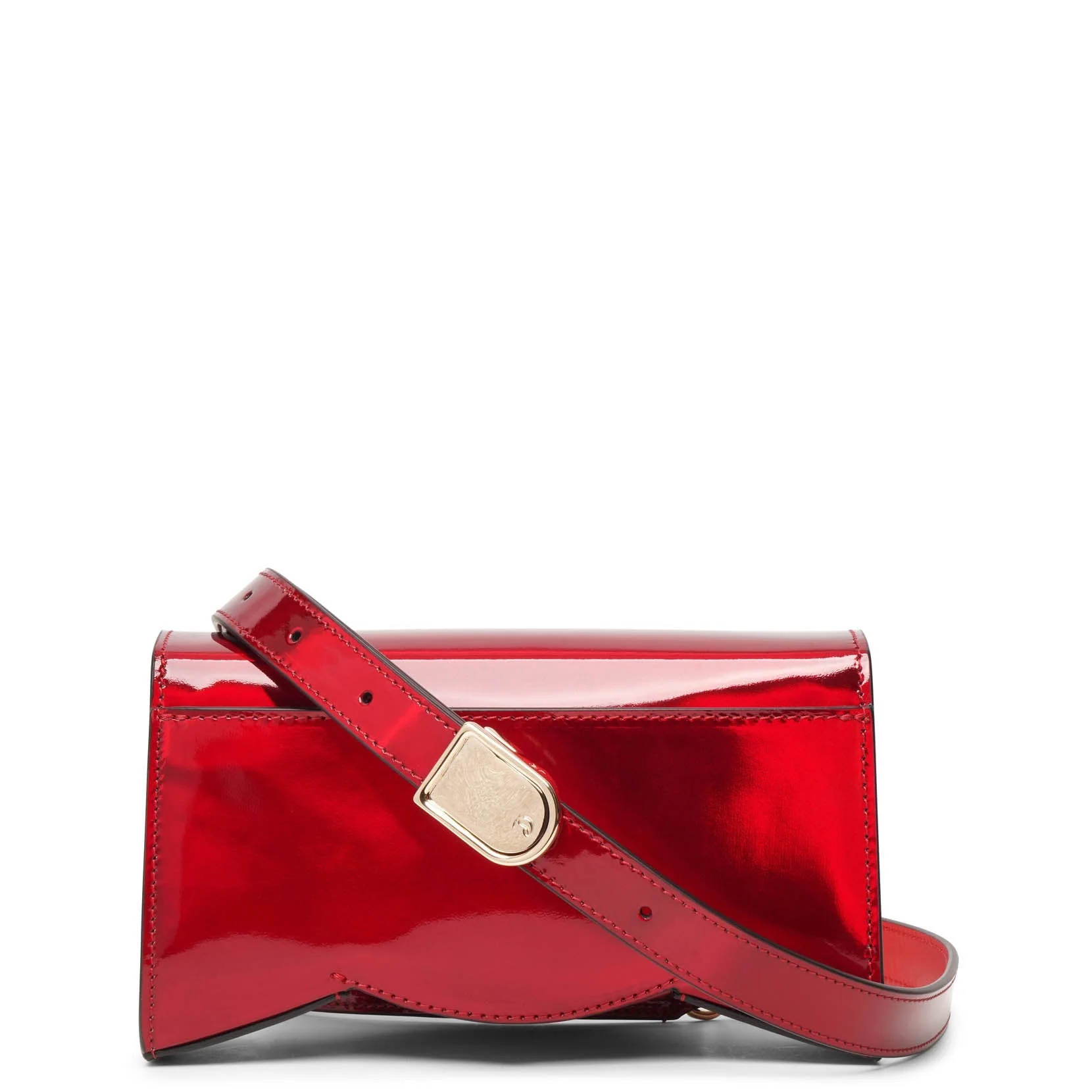 Loubi54 small red patent crossbody bag - Image 4
