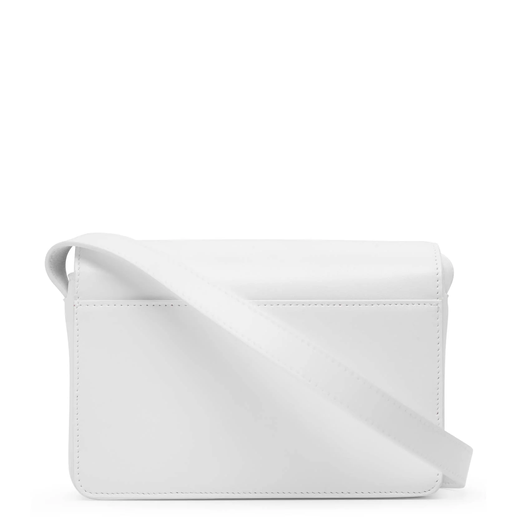 Loubi54 small white leather crossbody bag - Image 5