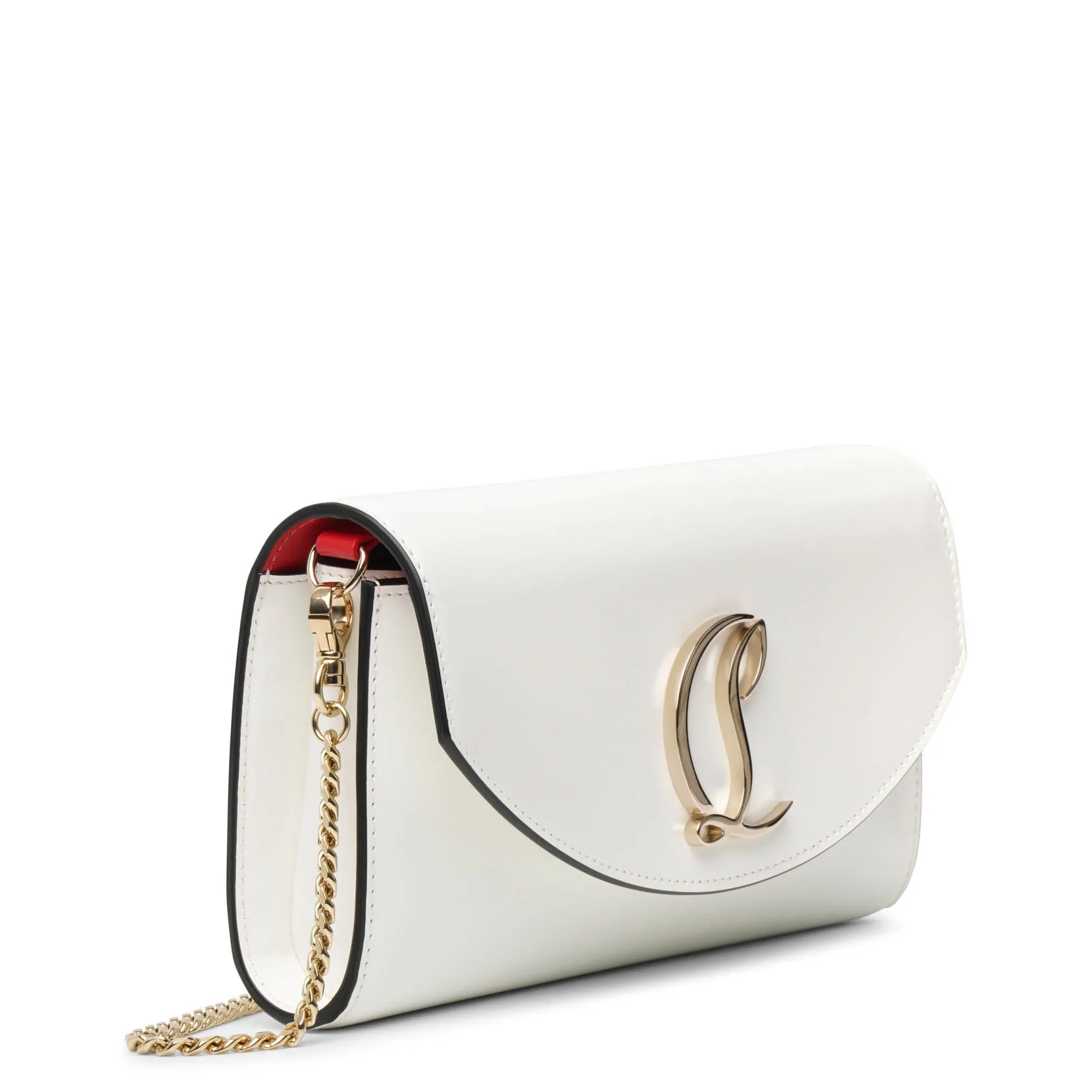 Loubi54 white wallet on chain - Image 3