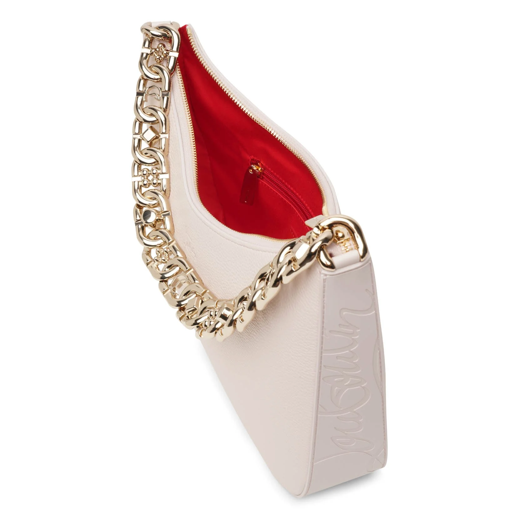 Loubila Chain ivory large shoulder bag - Image 6