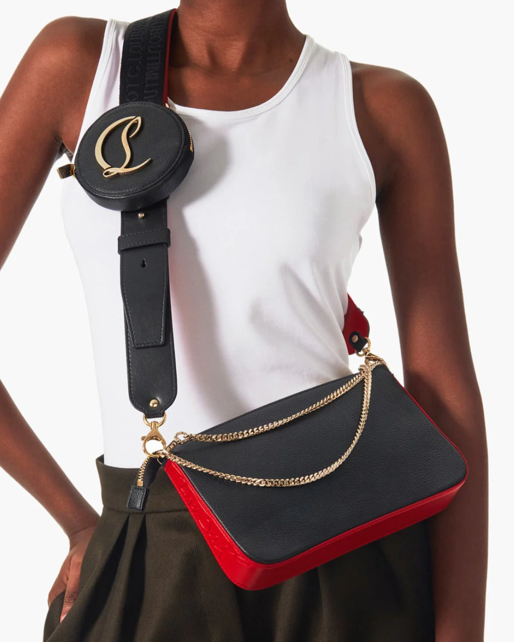 Loubila hybrid pouch black crossbody bag - Image 2