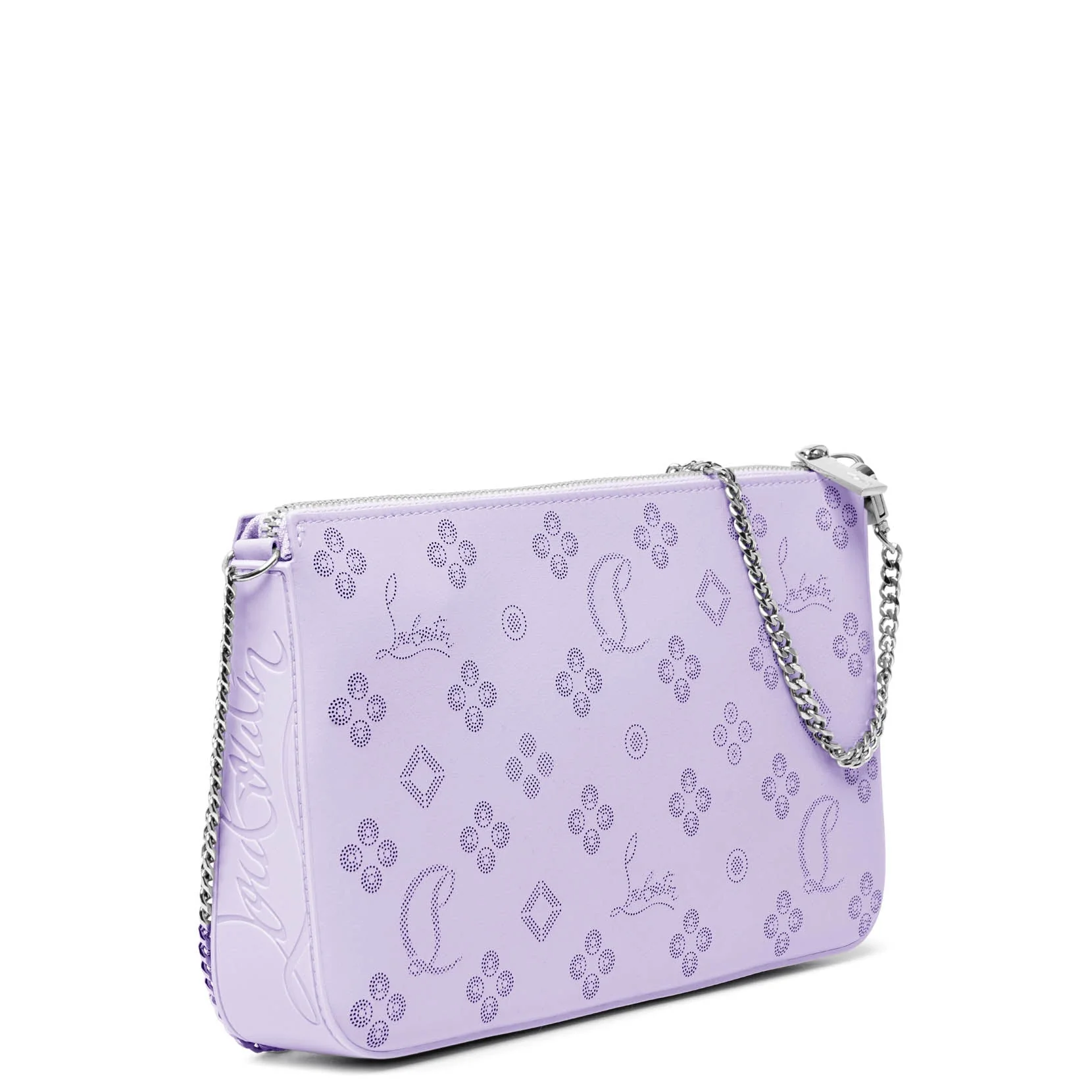 Loubila lilac patent pouch - Image 3