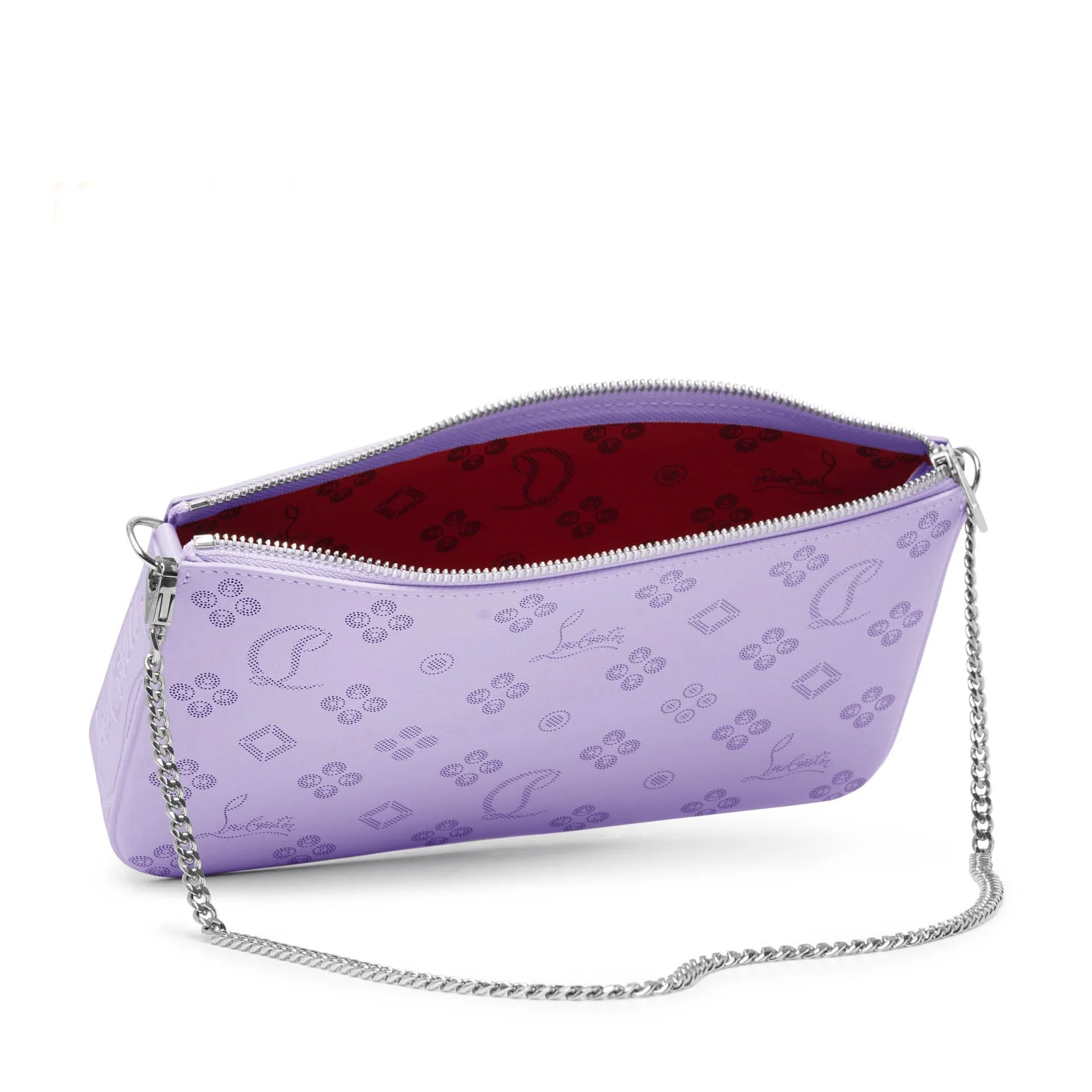 Loubila lilac patent pouch - Image 5