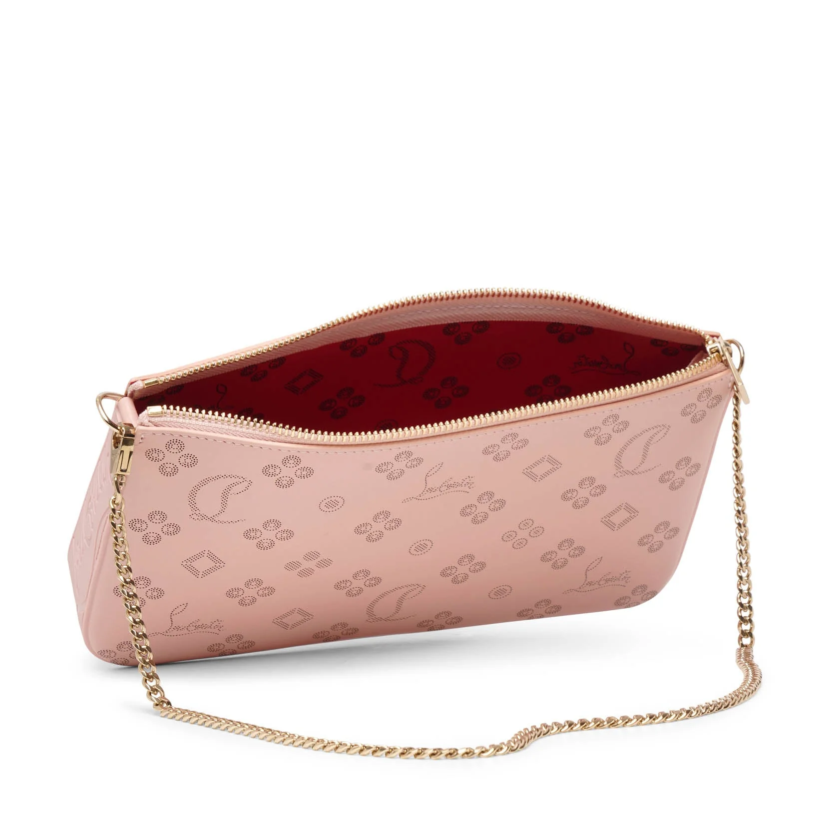 Loubila pink patent pouch - Image 6
