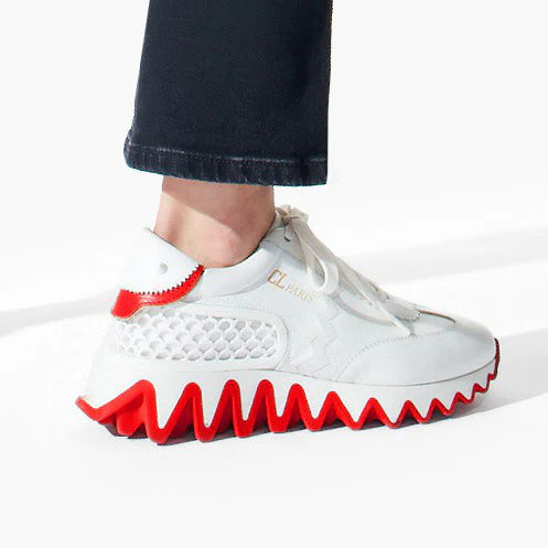 Loubishark donna white sneakers - Image 6