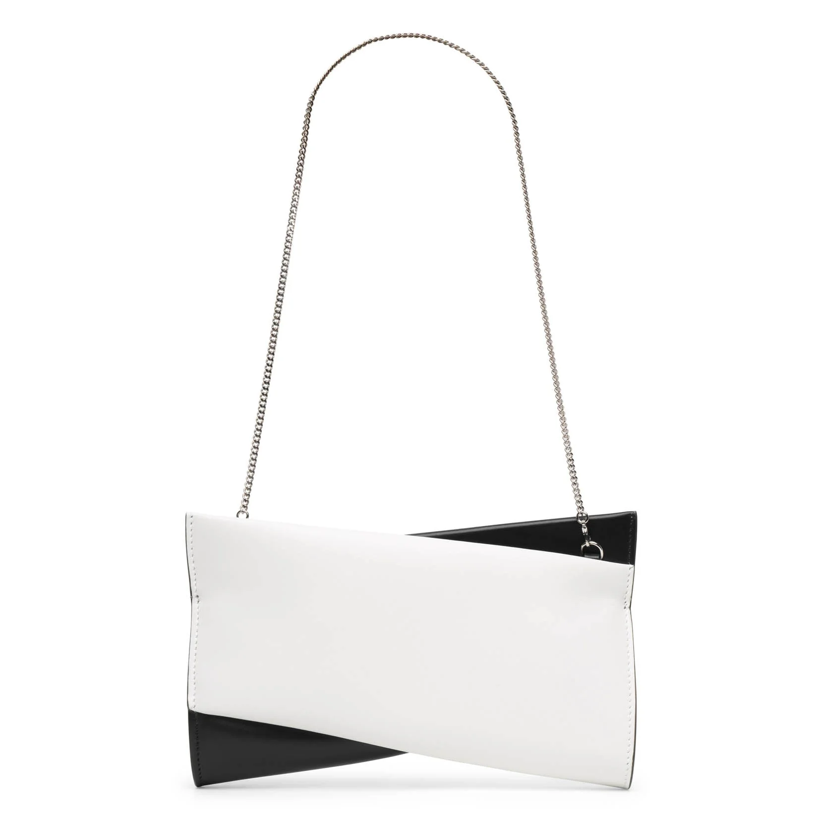 Loubitwist small black and white clutch bag - Image 3