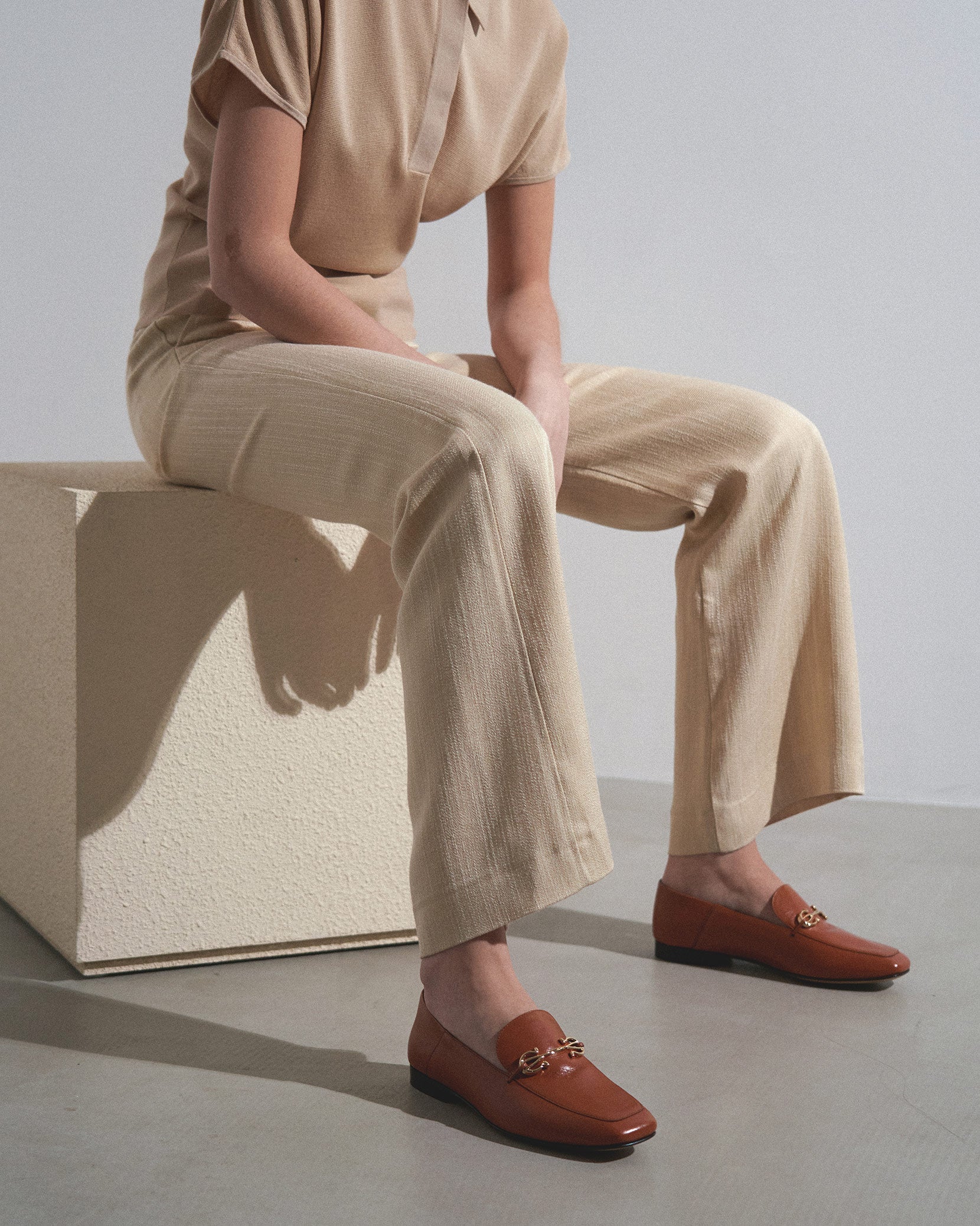 Louis brown leather loafers - Image 2