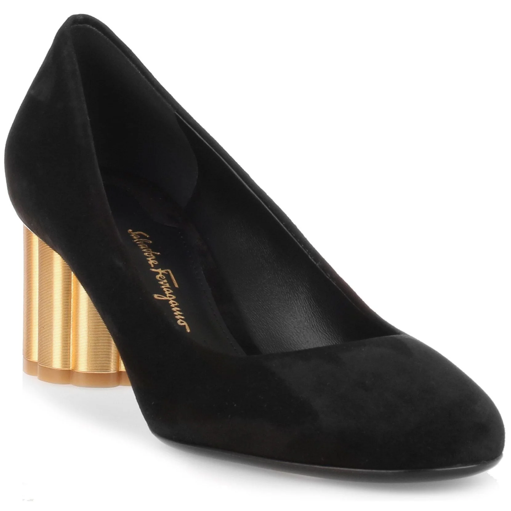 Lucca 55 black suede pump - Image 2