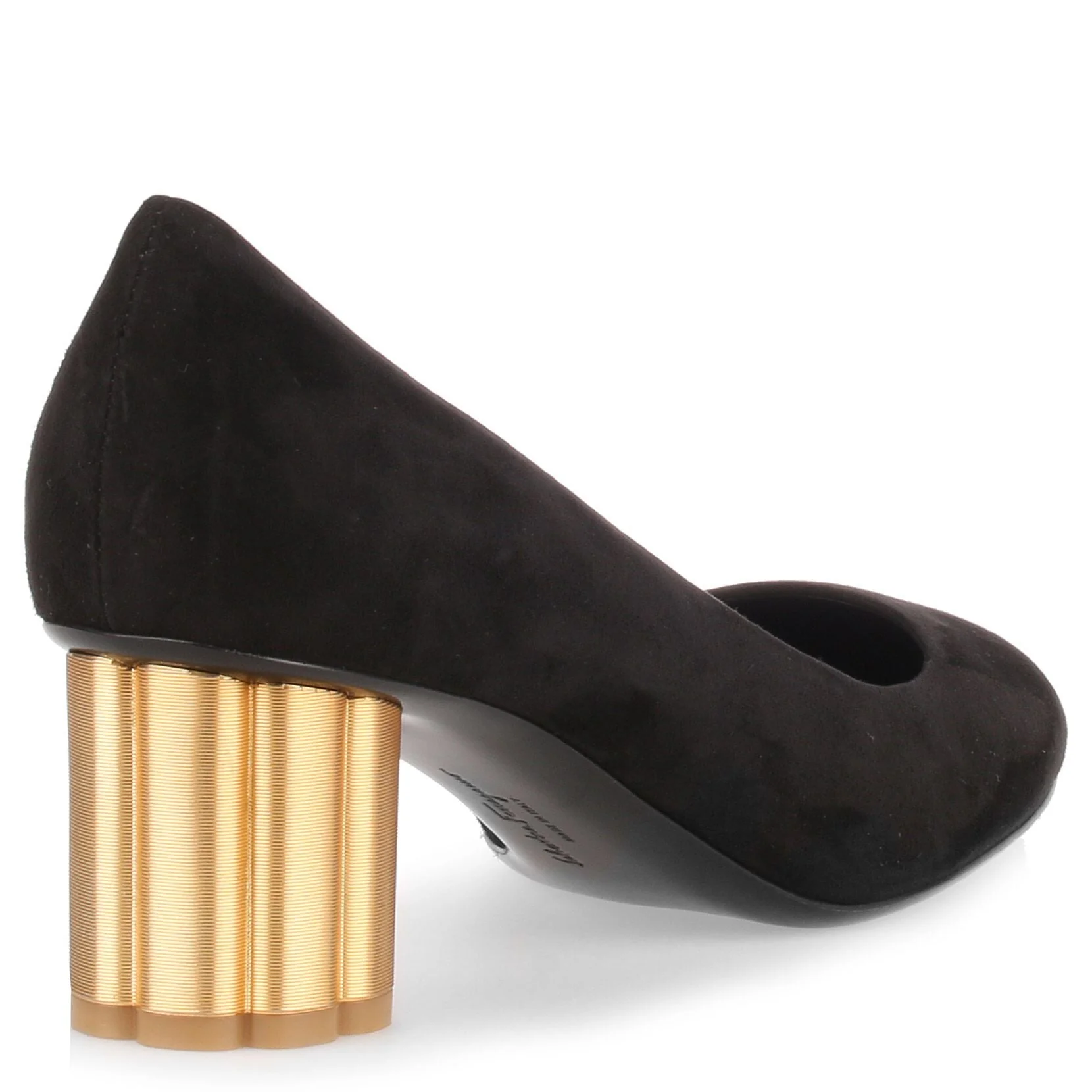 Lucca 55 black suede pump - Image 3