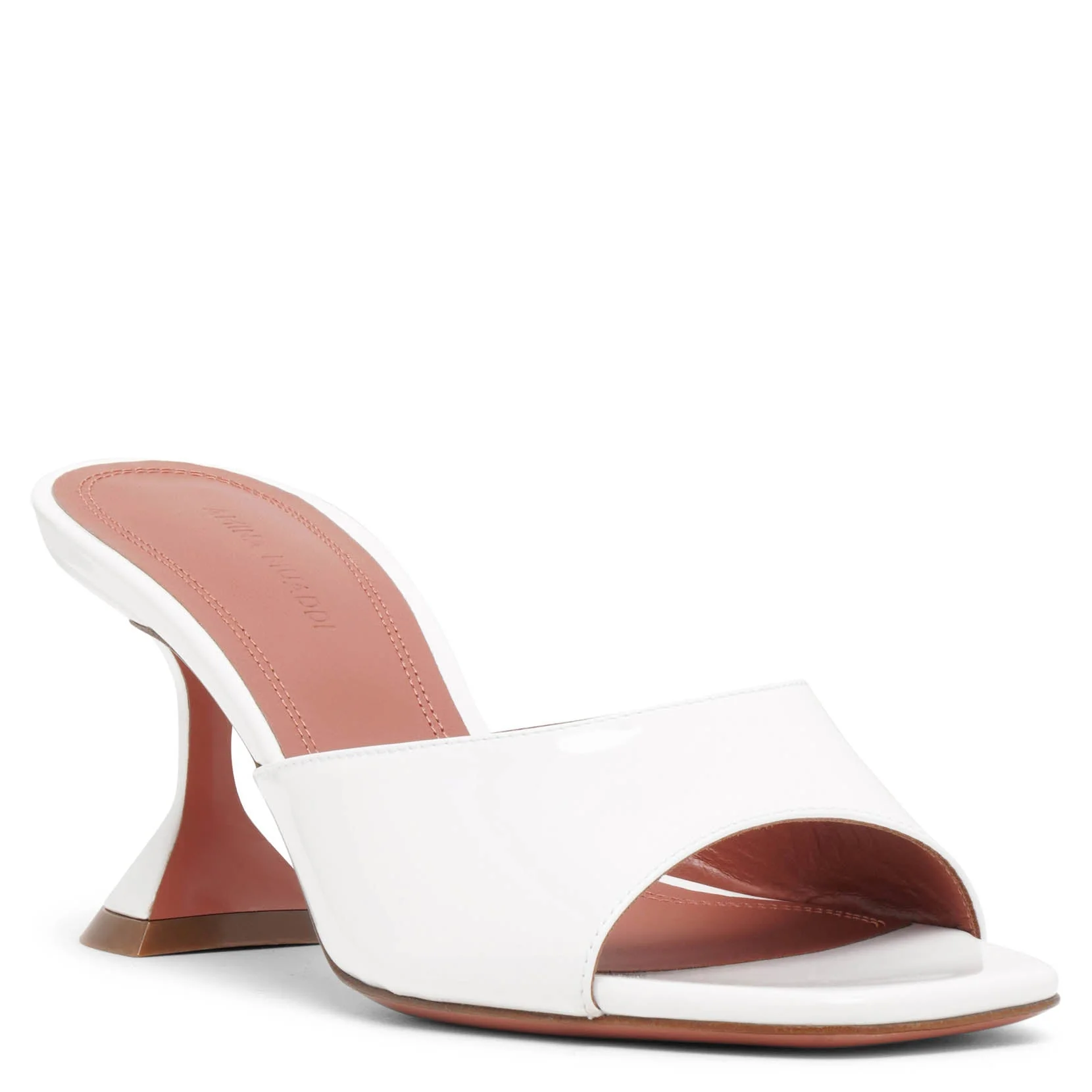 Lupita 70 white leather mules - Image 3