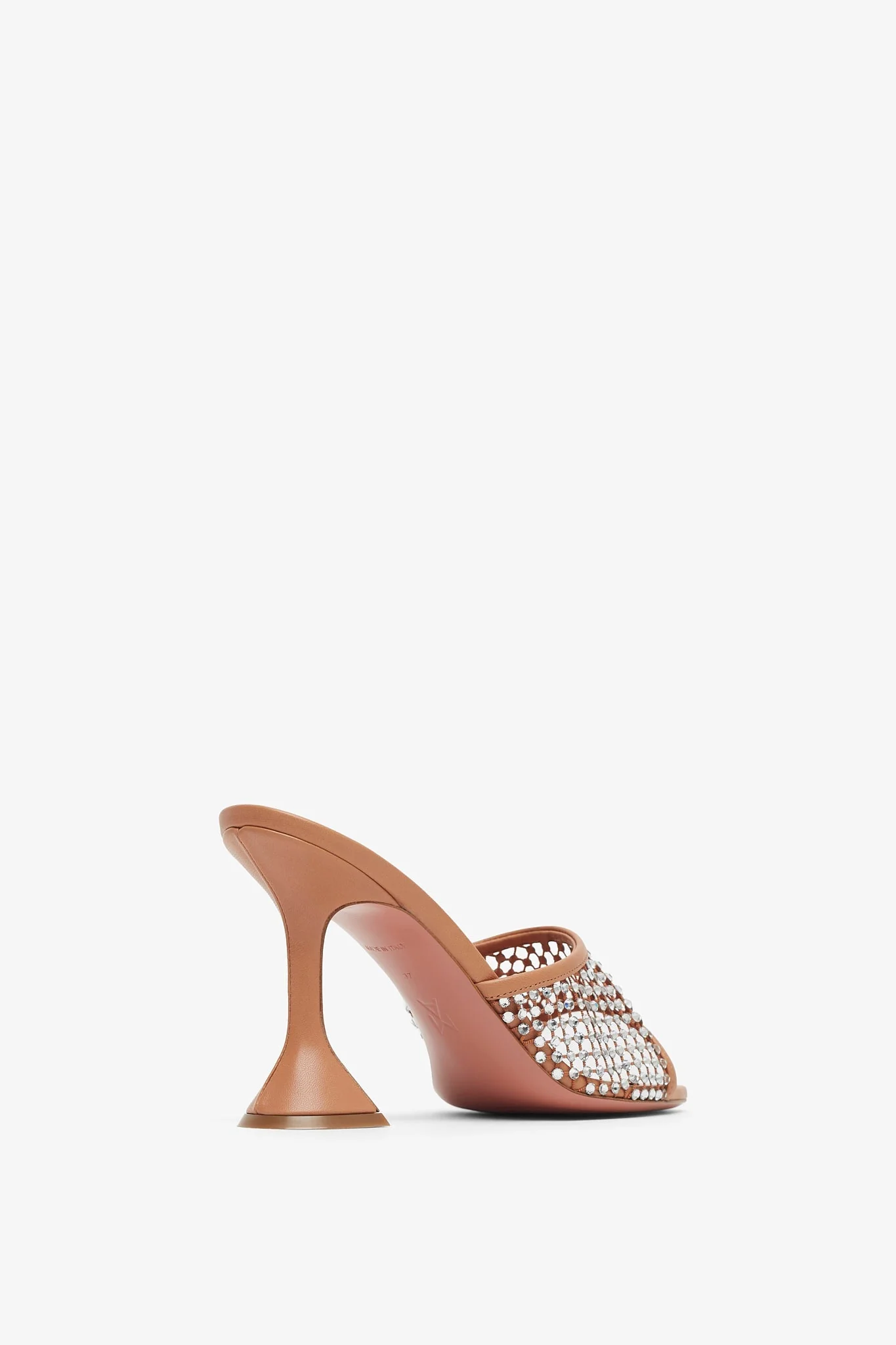 Lupita 95 beige crystal mules - Image 3