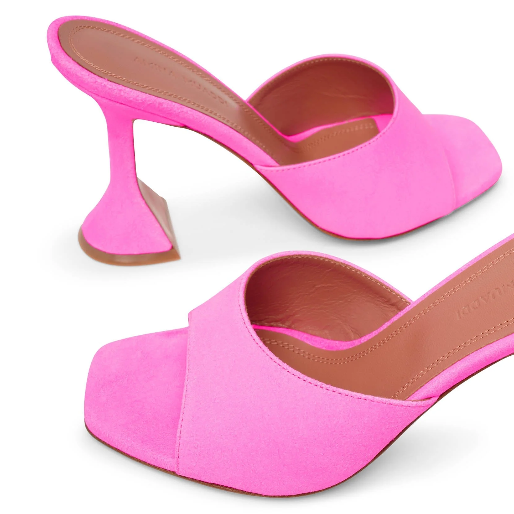 Lupita 95 pink suede mule sandals - Image 5