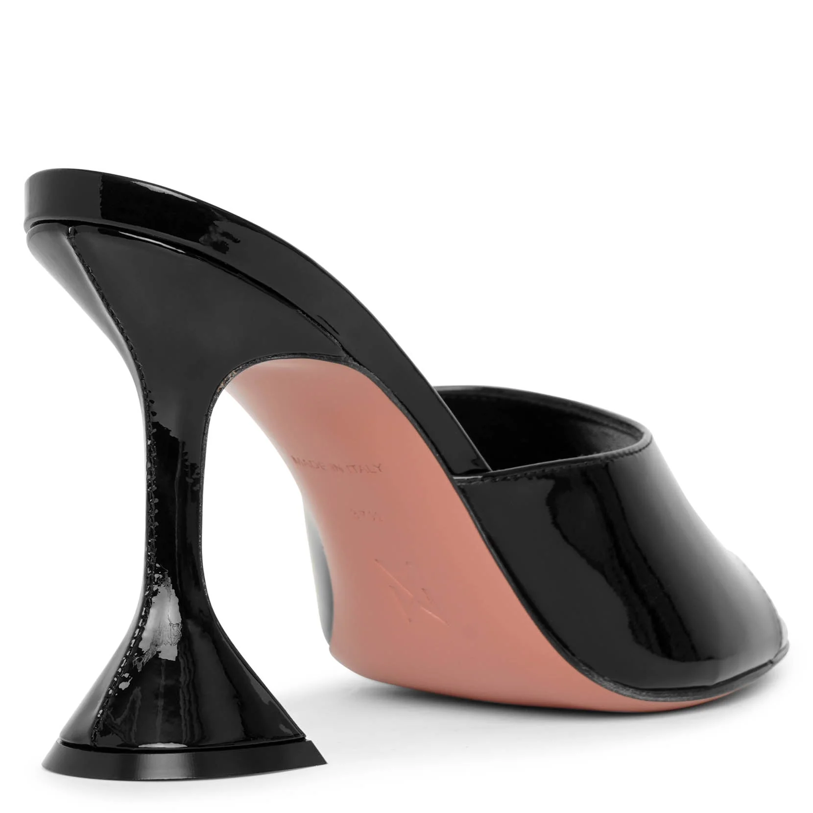 Lupita patent leather mule sandals - Image 3