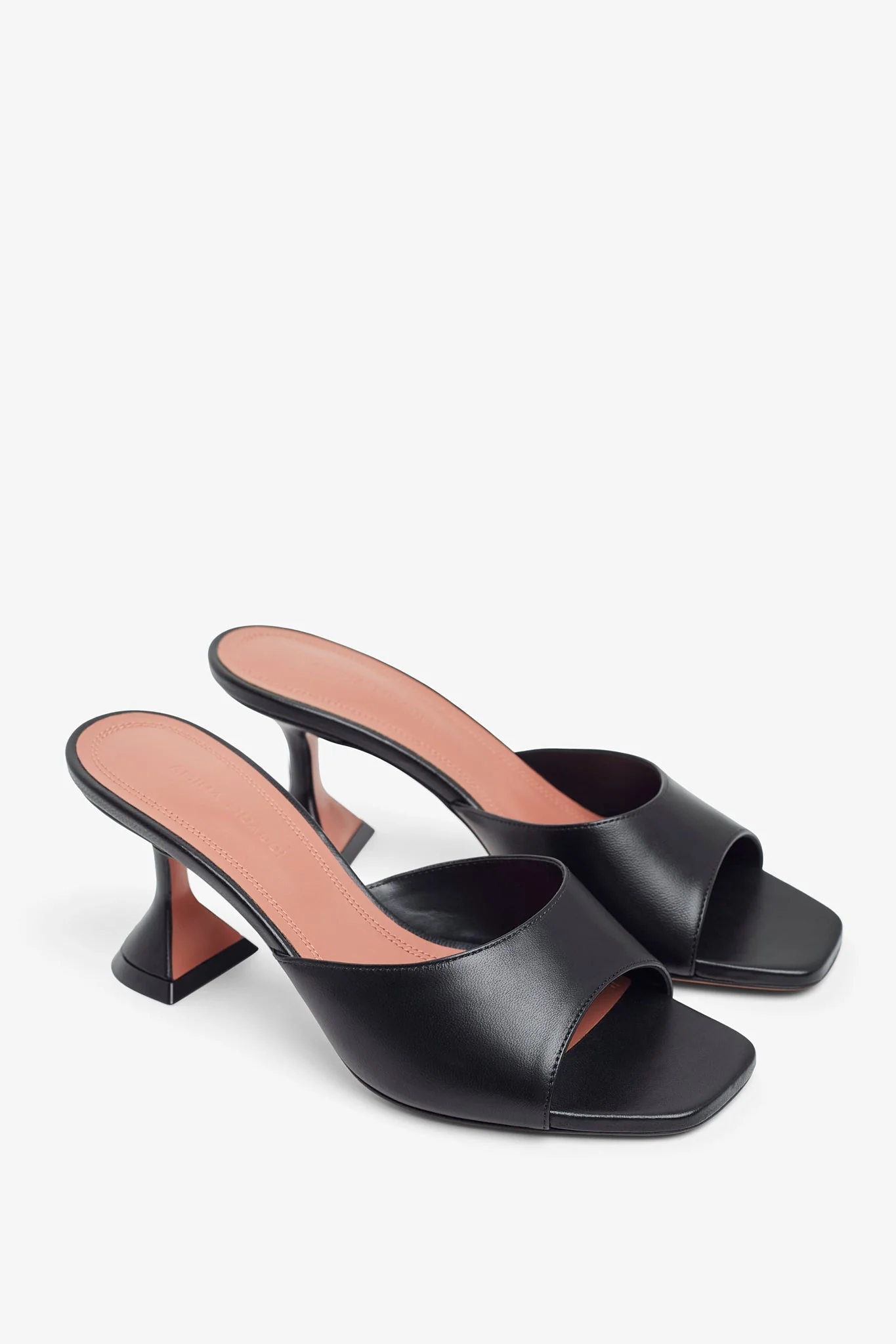 Lupita Slipper 70 black leather mules - Image 4