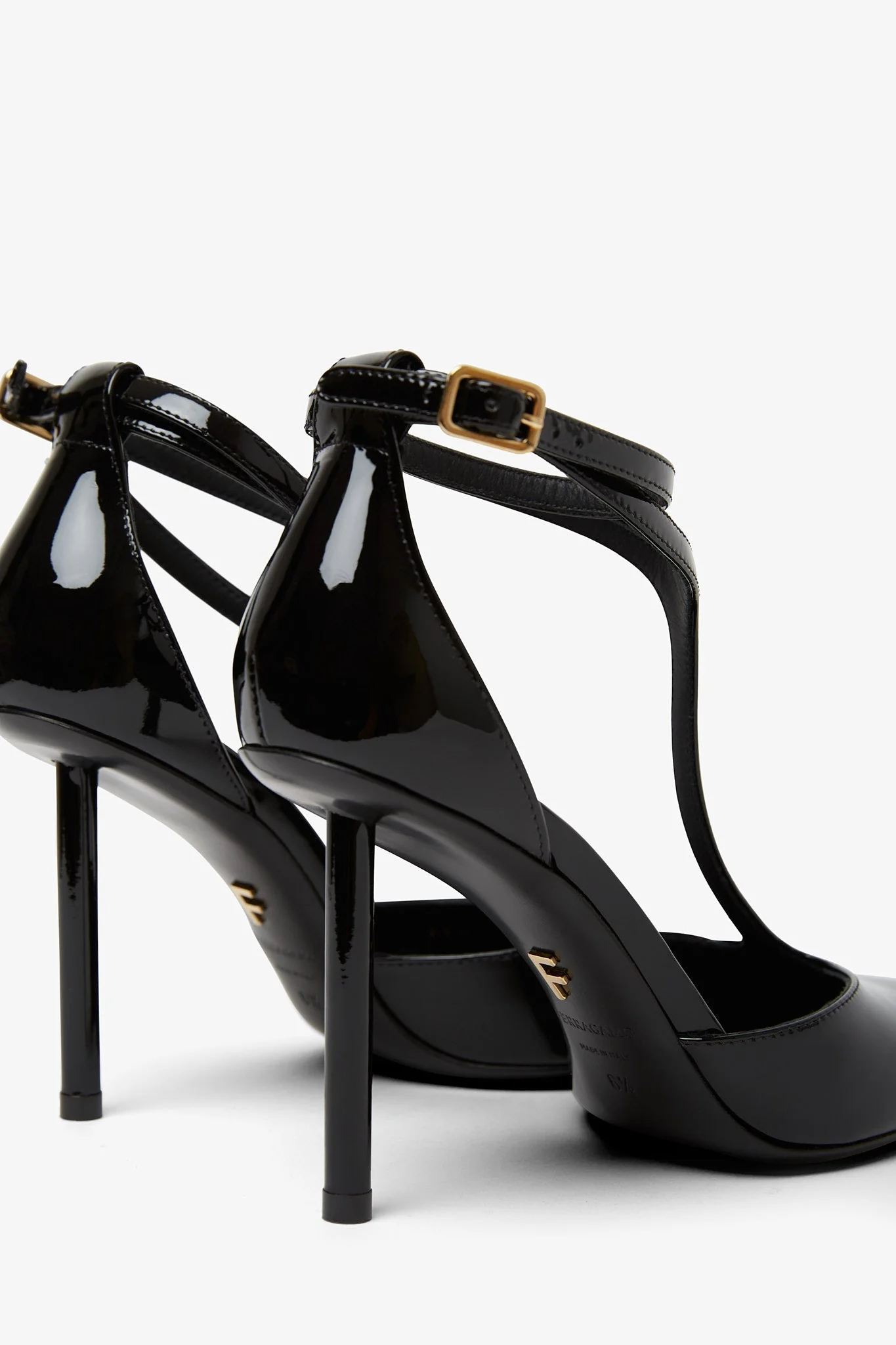 Lysandra 95 black patent pumps - Image 4