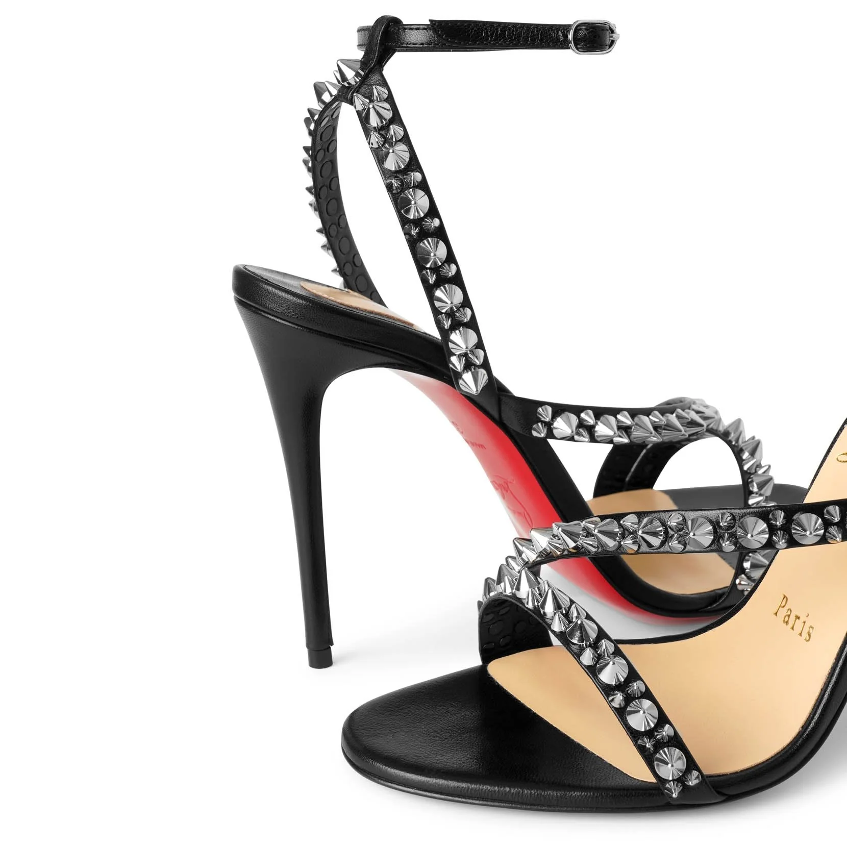 Mafaldina spikes 100 black sandals - Image 5