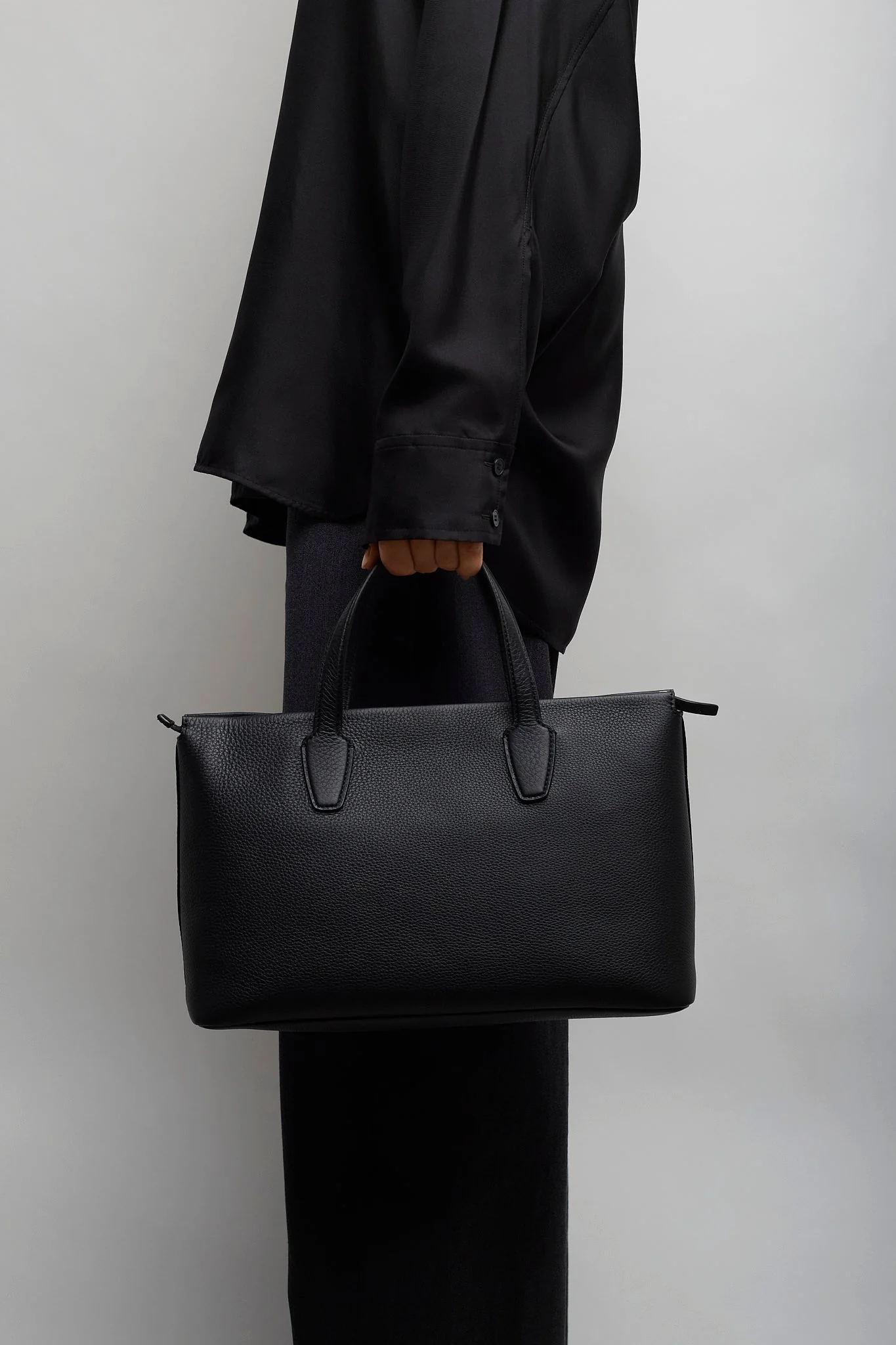 Marcel black top handle bag - Image 6