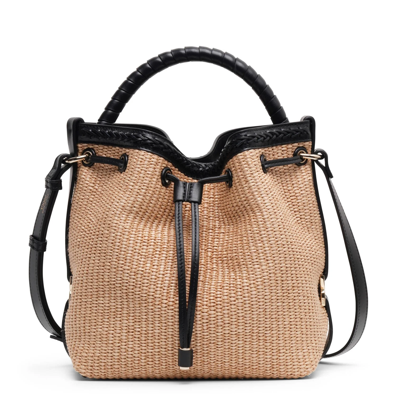 Marcie beige raffia bag - Image 3